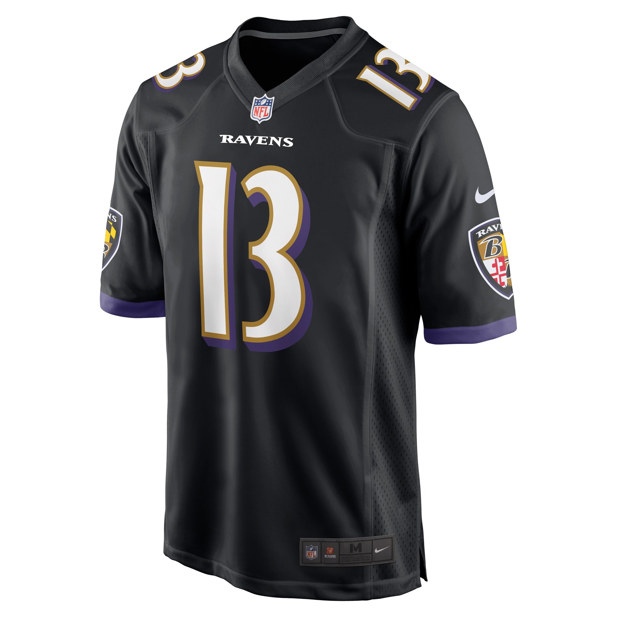 Devin Duvernay Baltimore RavensGame Player Jersey - Black