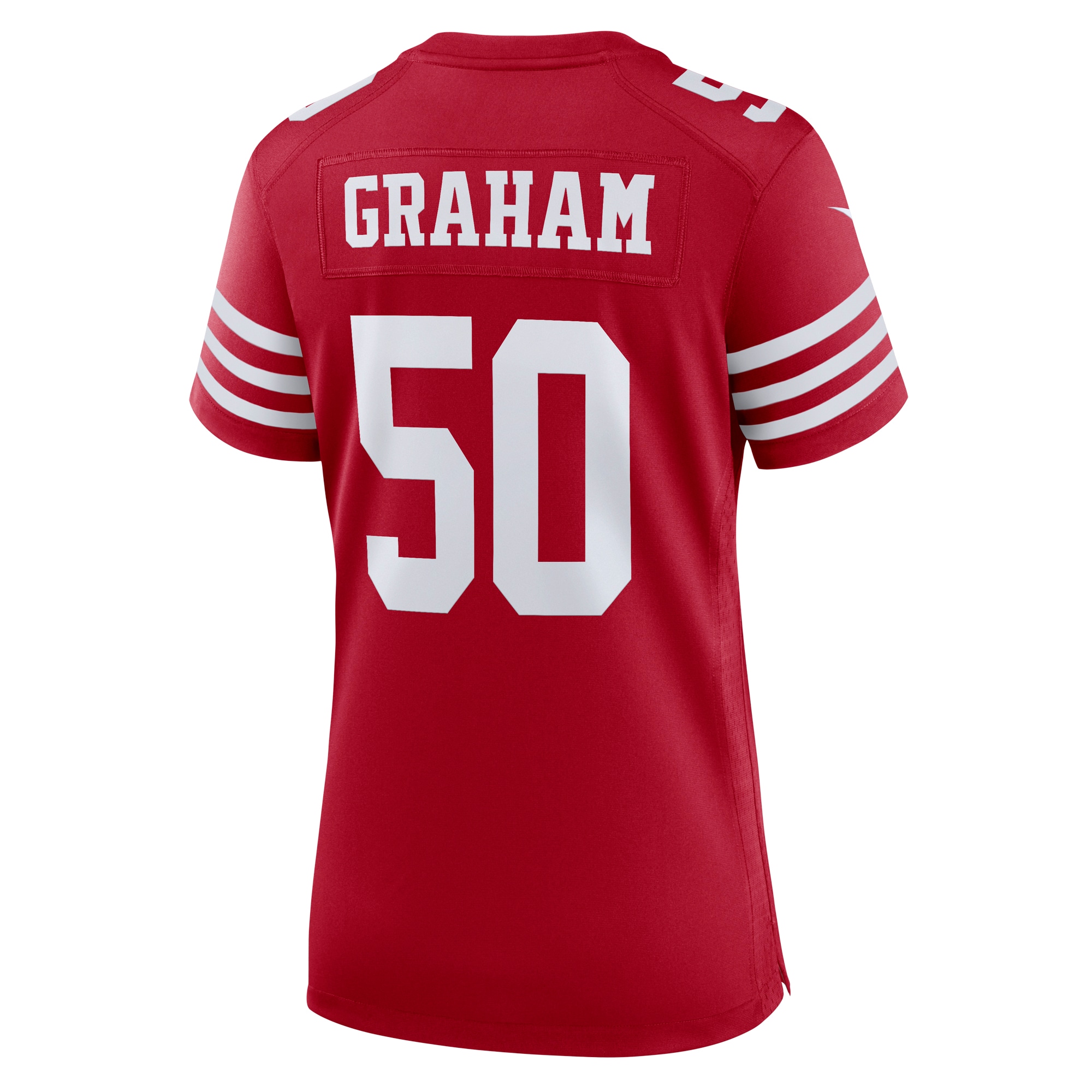 Jalen Graham San Francisco 49ers Women's Team Game Jersey - Scarlet