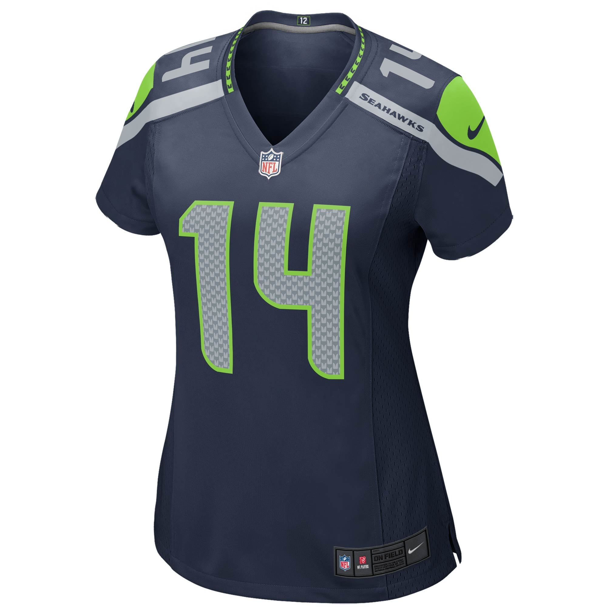 DK Metcalf Seattle Seahawks Women's Game Player Jersey - College Navy