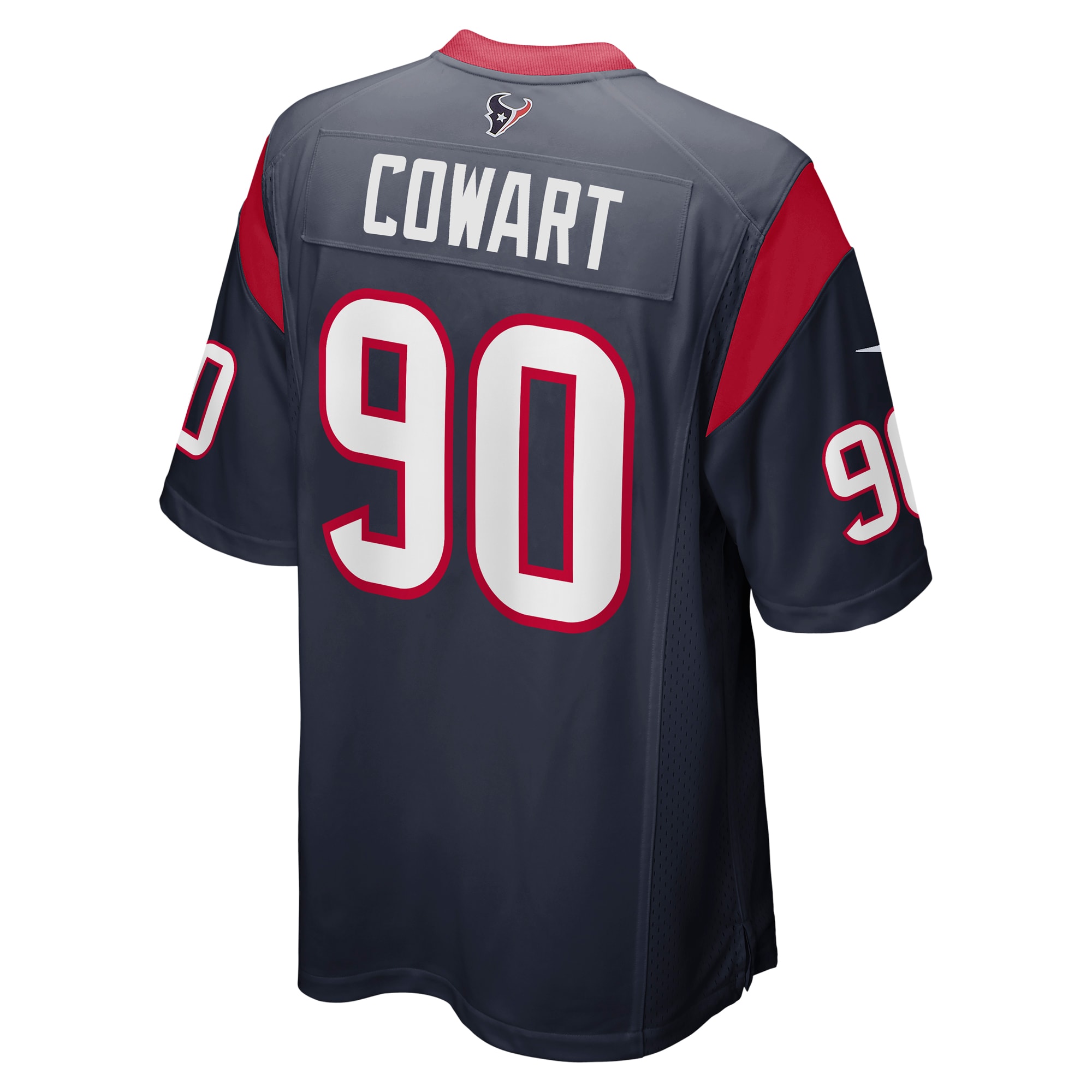 Byron Cowart Houston TexansTeam Game Jersey - Navy
