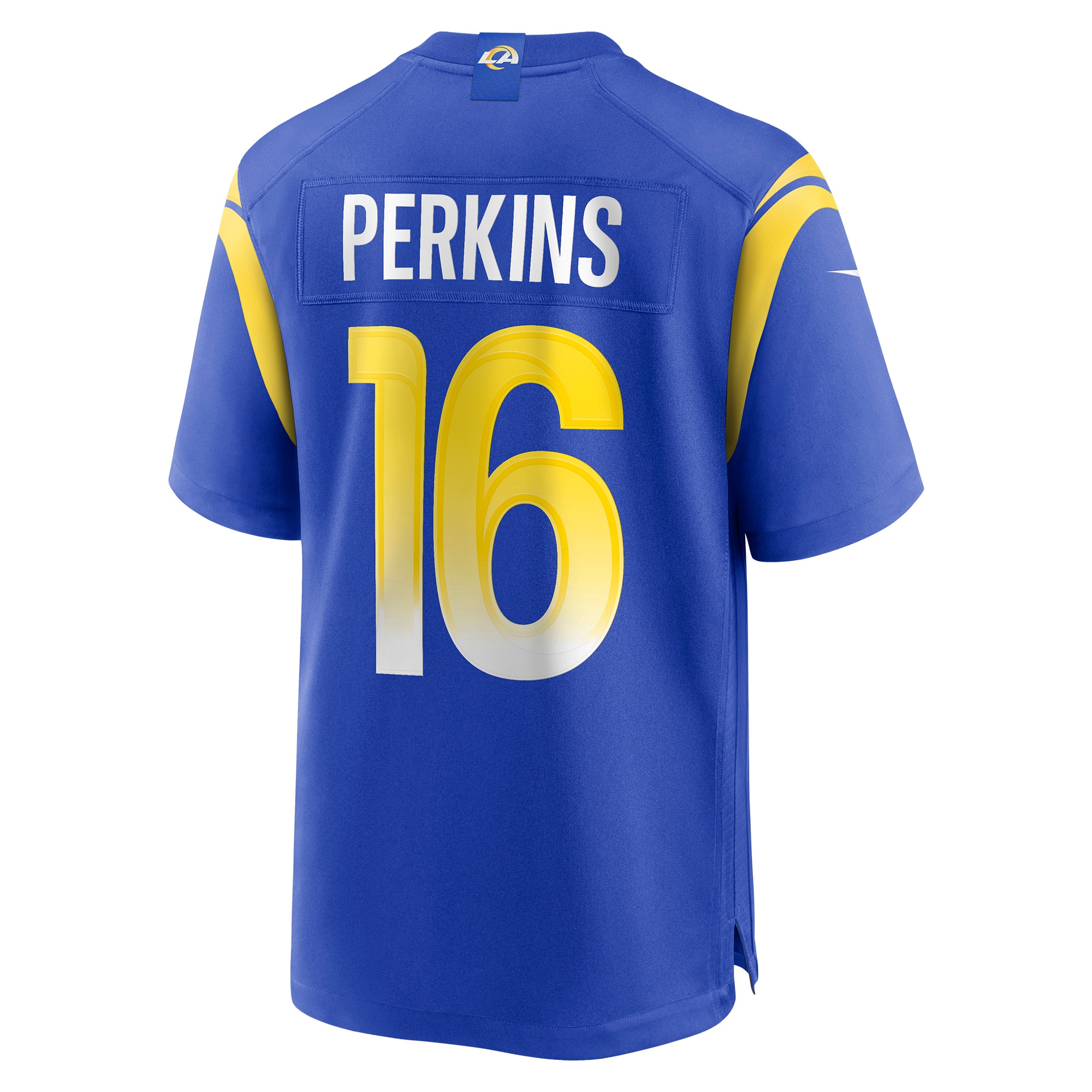 Bryce Perkins Los Angeles RamsGame Player Jersey - Royal