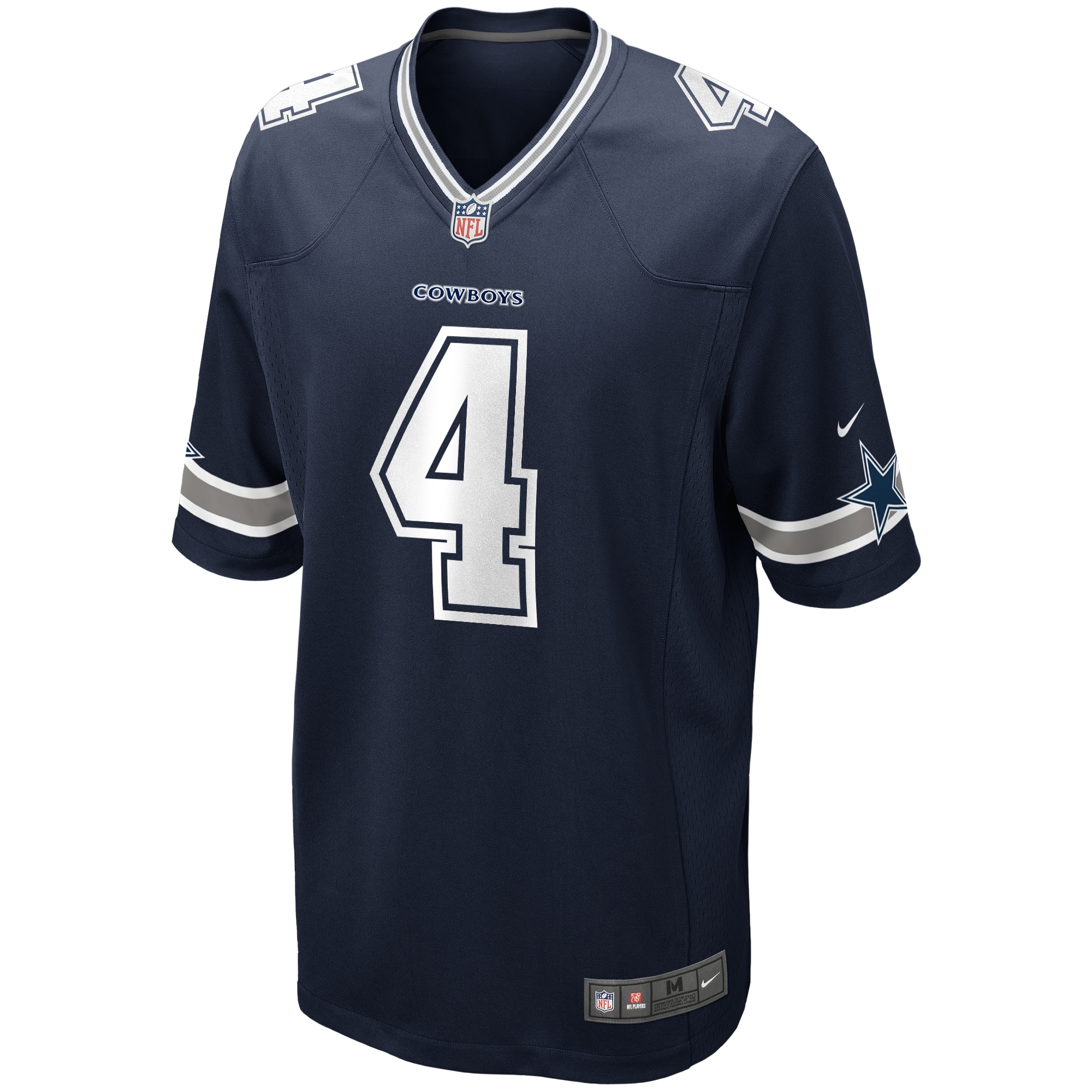 Dak Prescott Dallas CowboysYouth Game Jersey - Navy