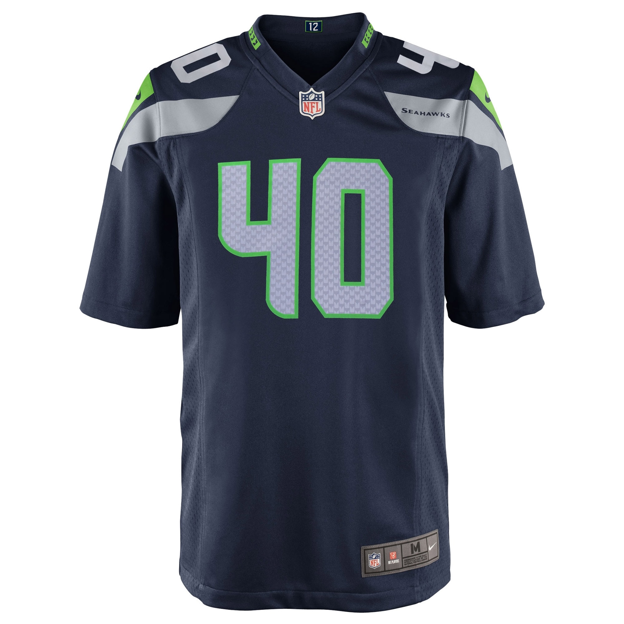 Derrick Coleman Seattle Seahawks YouthTeam Color Game Jersey - College Navy