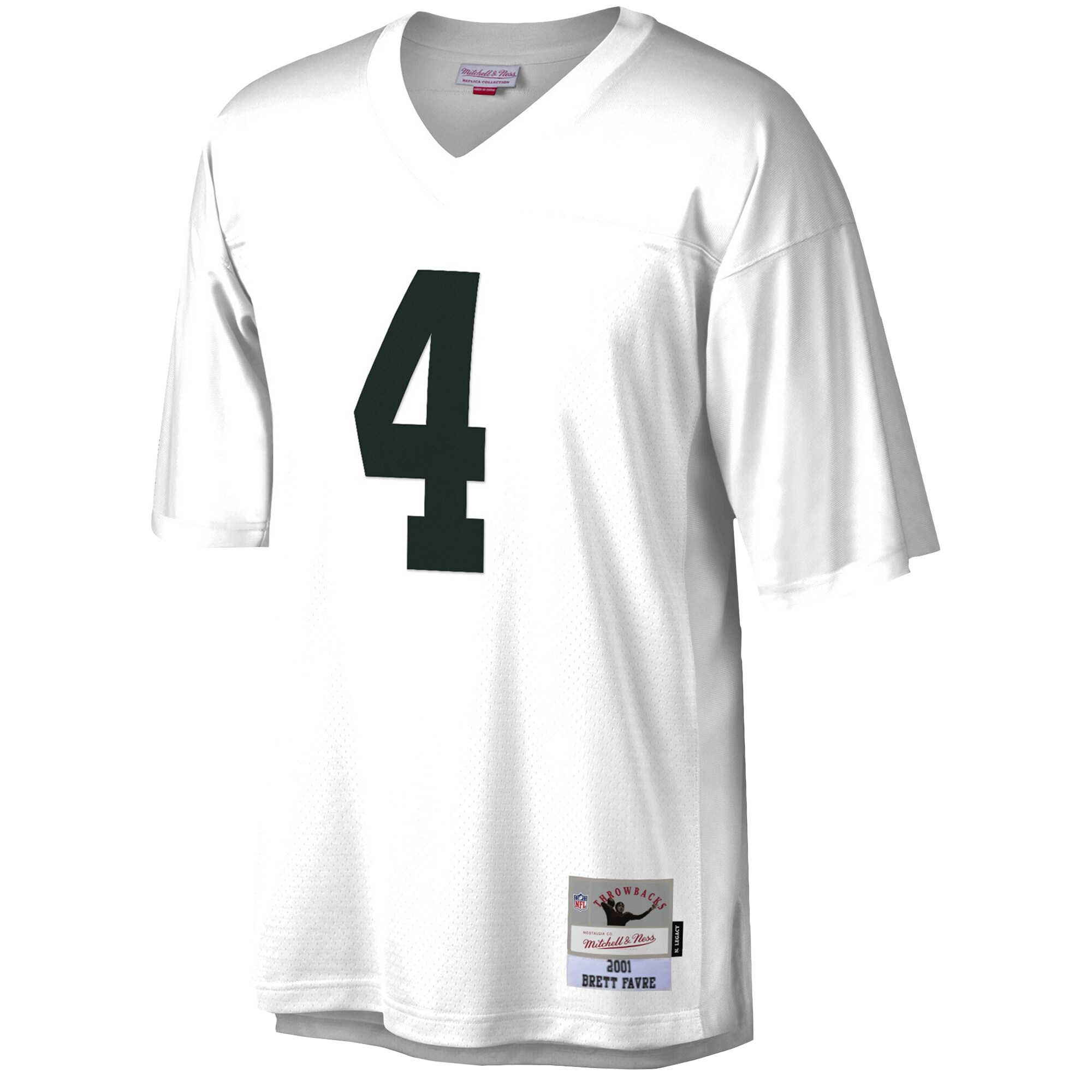 Brett Favre Green Bay Packers Mitchell & Ness 2001 Legacy Replica Jersey - White
