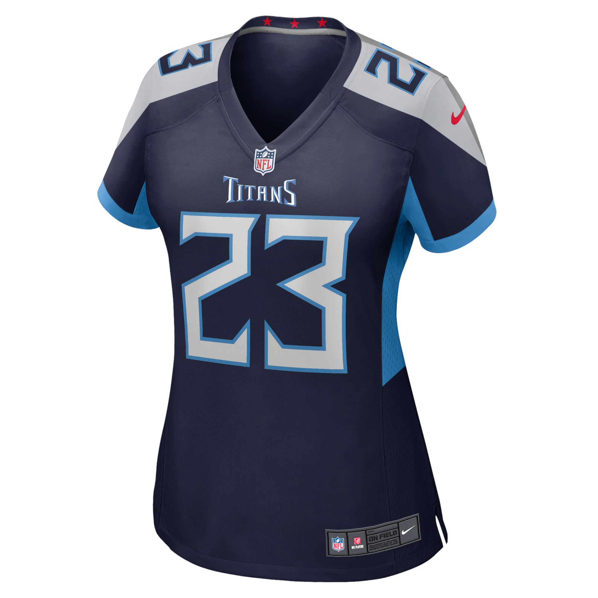John Reid Tennessee Titans Women's Home Game Player Jersey - Navy