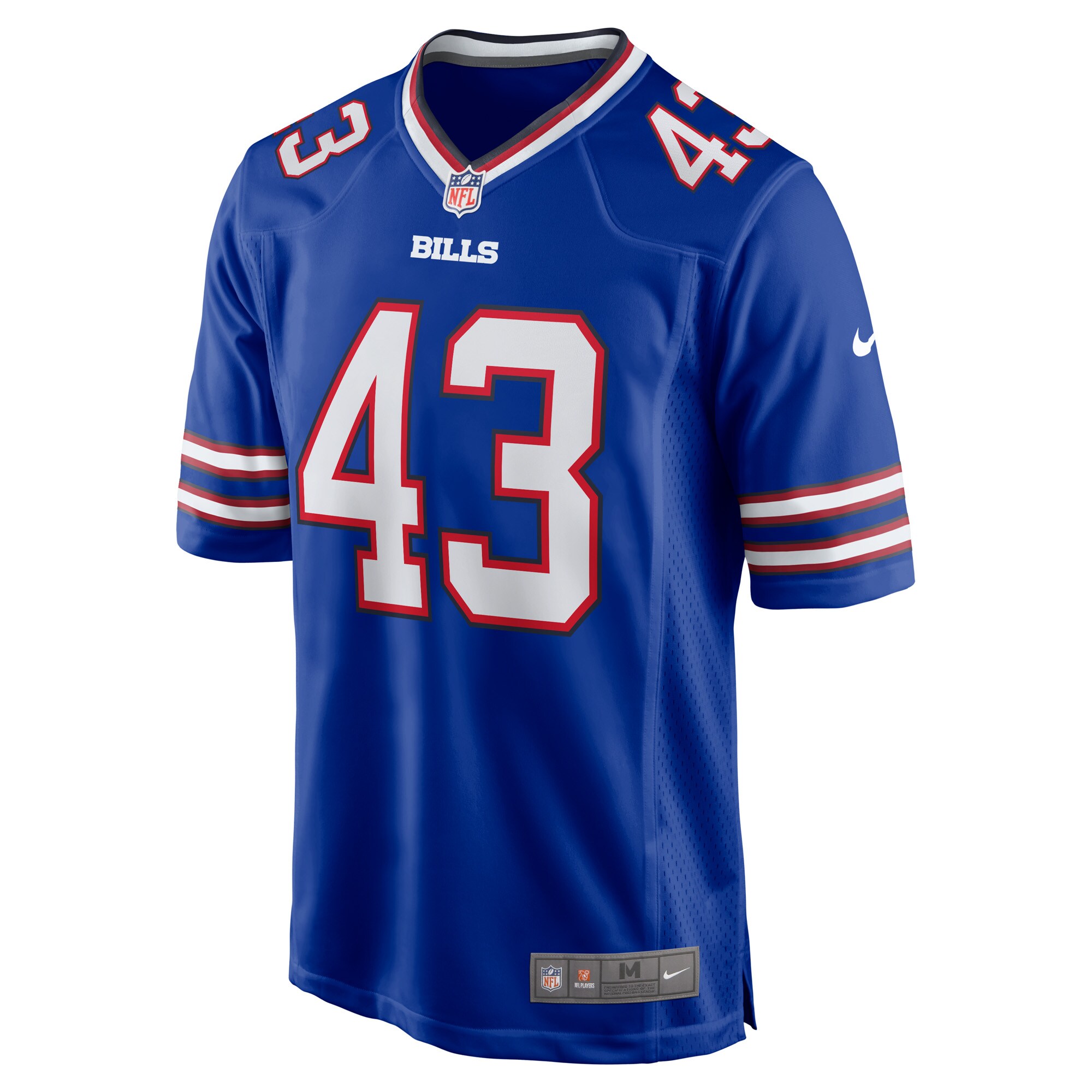 Terrel Bernard Buffalo BillsGame Player Jersey - Royal