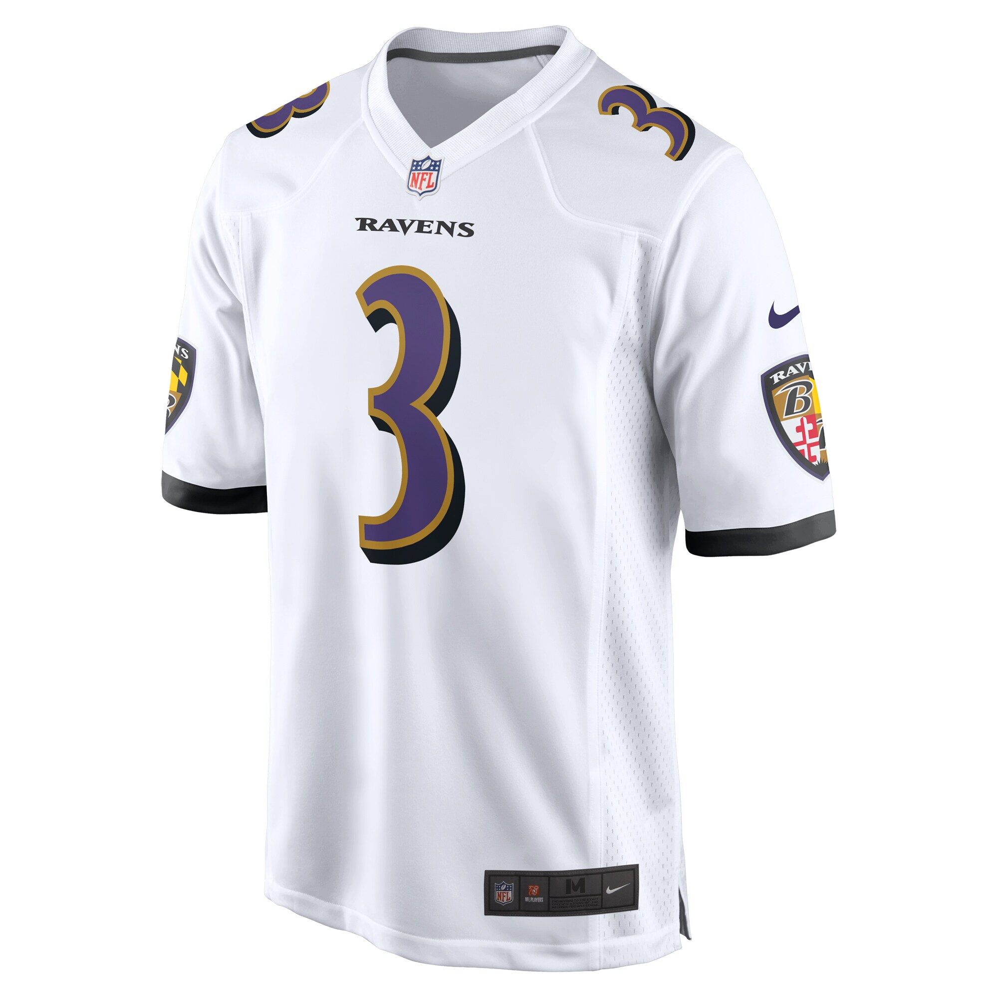 Odell Beckham Jr. Baltimore RavensGame Jersey - White