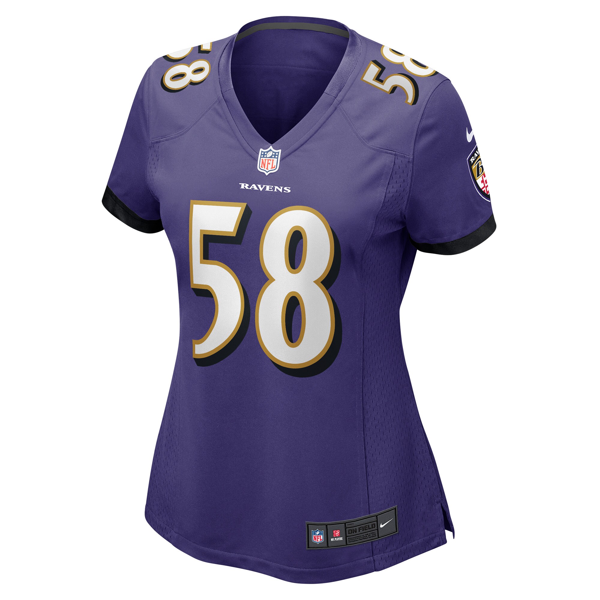 Michael Pierce Baltimore Ravens Women's Game Jersey - Purple