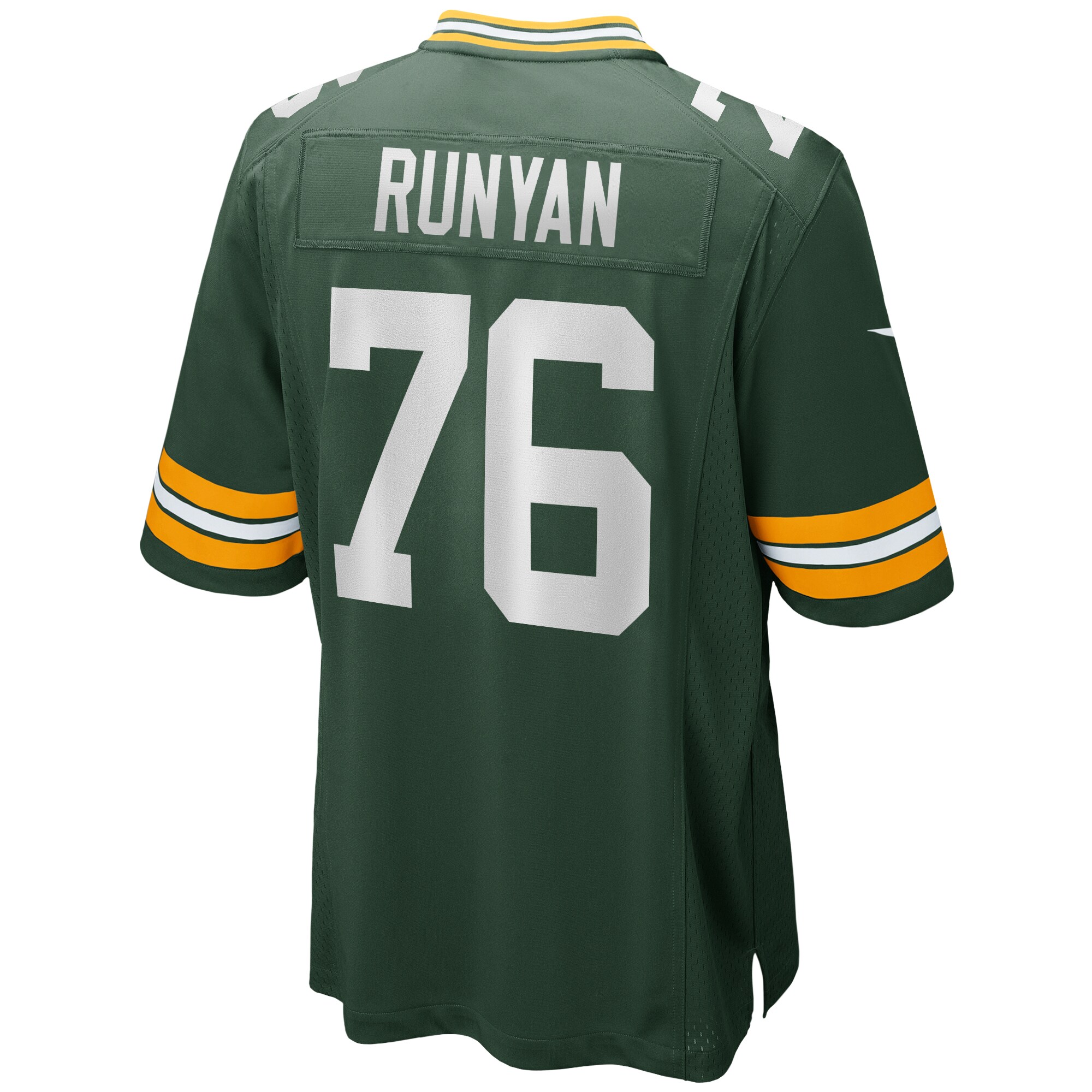 Jon Runyan Green Bay PackersPlayer Game Jersey - Green