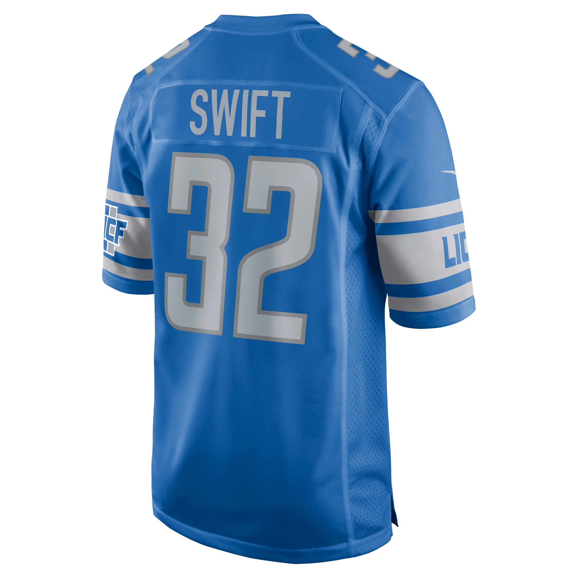 D'Andre Swift Detroit LionsTeam Game Jersey - Blue