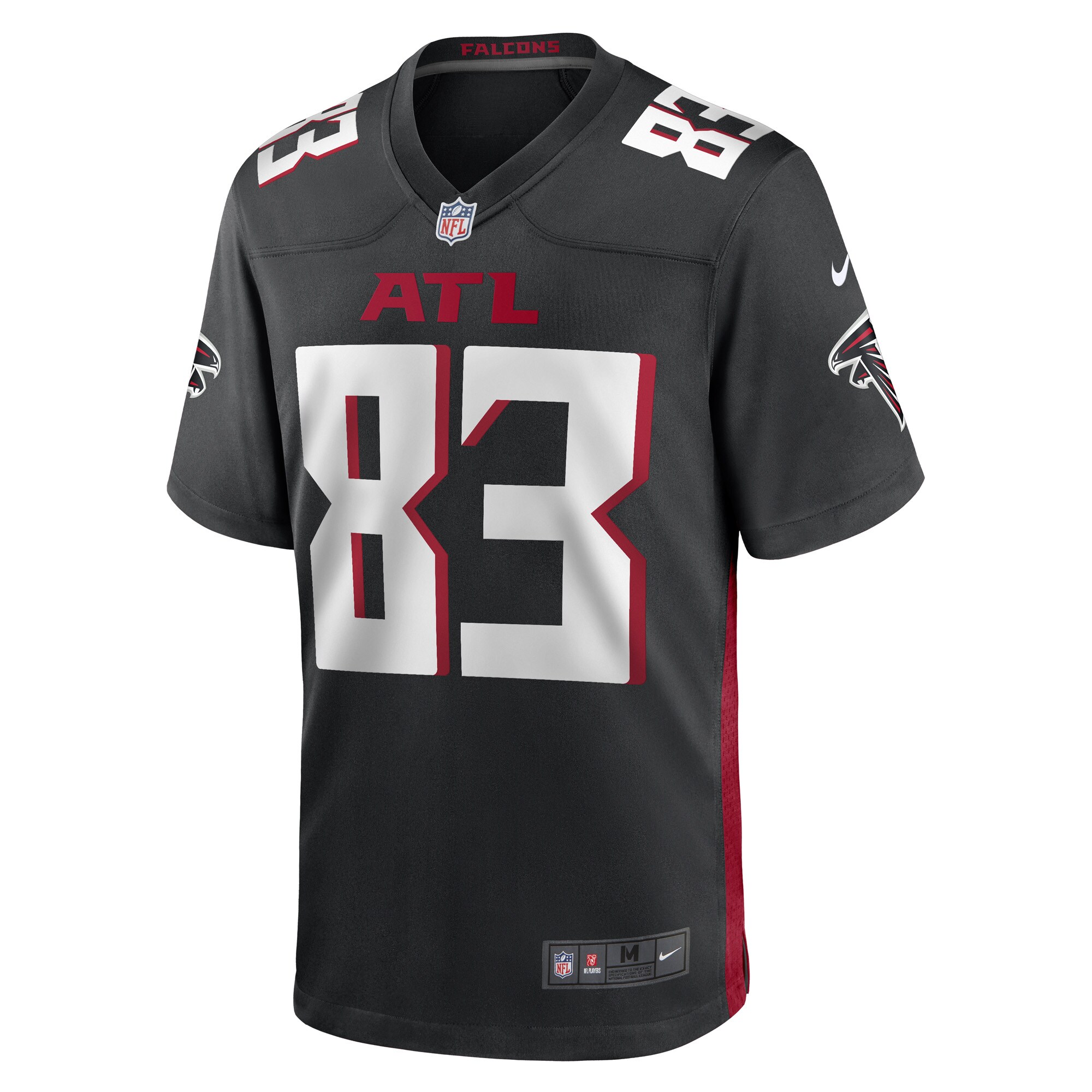 Jared Bernhardt Atlanta FalconsGame Player Jersey - Black