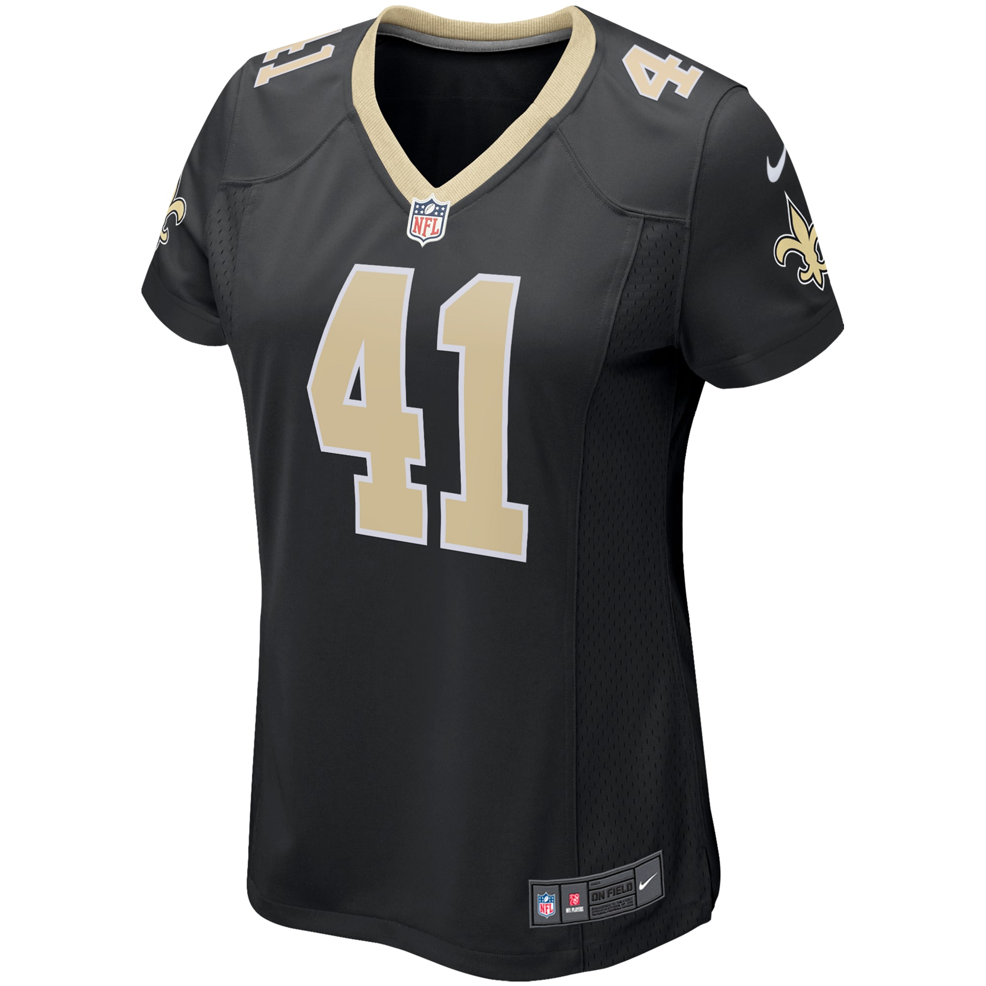 Alvin Kamara New Orleans Saints Women's Game Player Jersey - Black