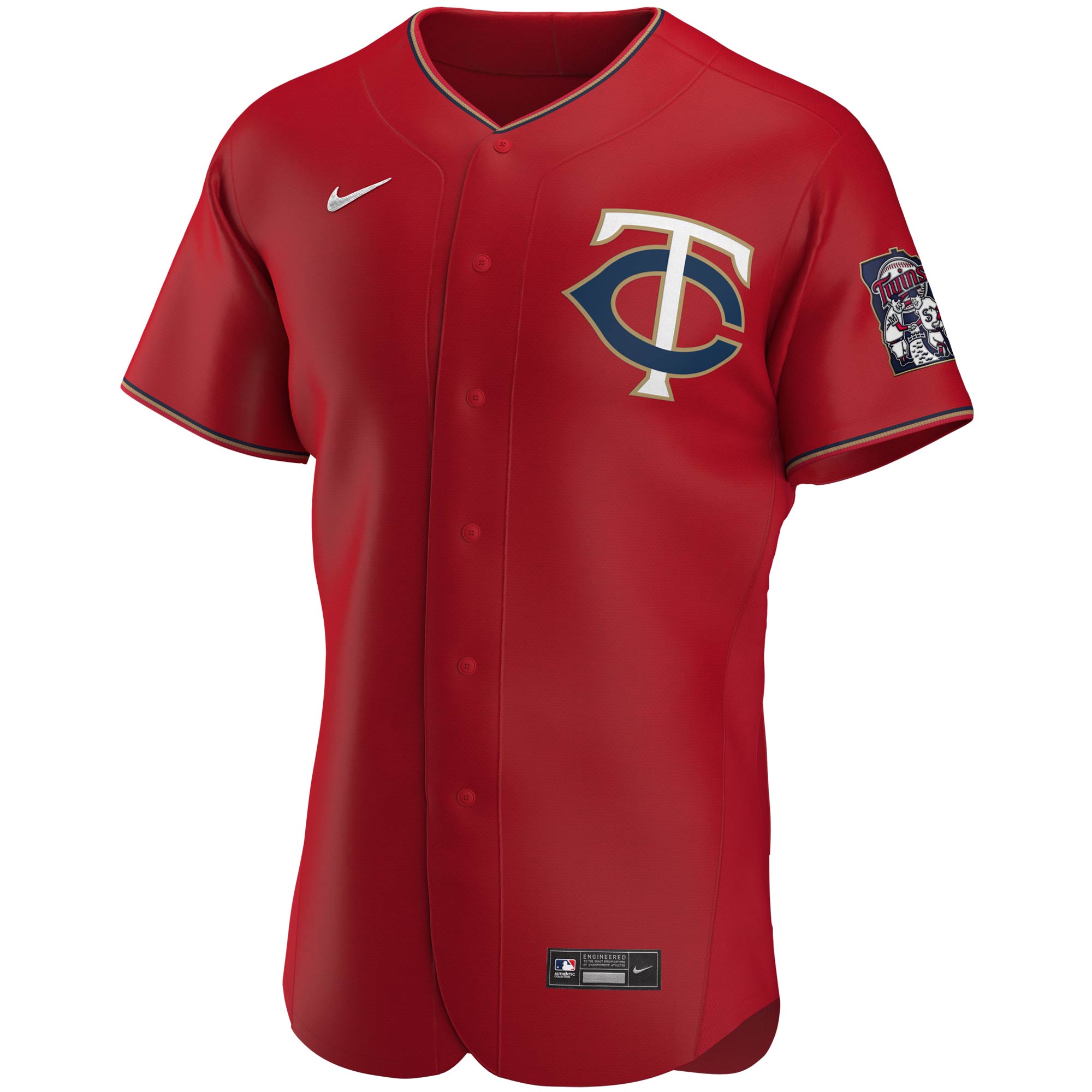 Minnesota TwinsAlternate Authentic Team Jersey - Red