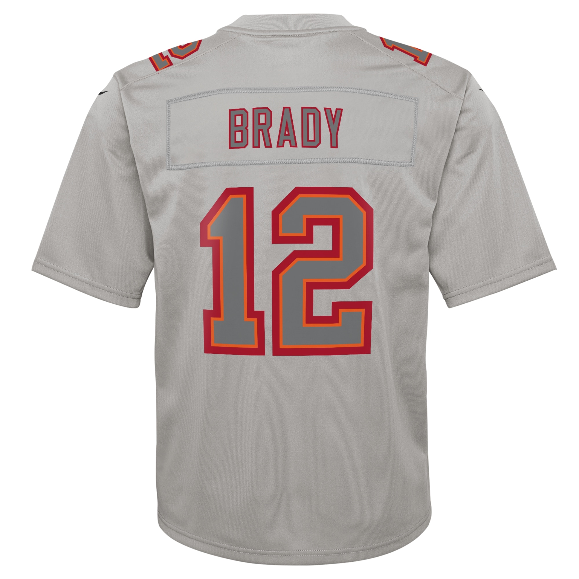Tom Brady Tampa Bay BuccaneersYouth Atmosphere Game Jersey - Gray