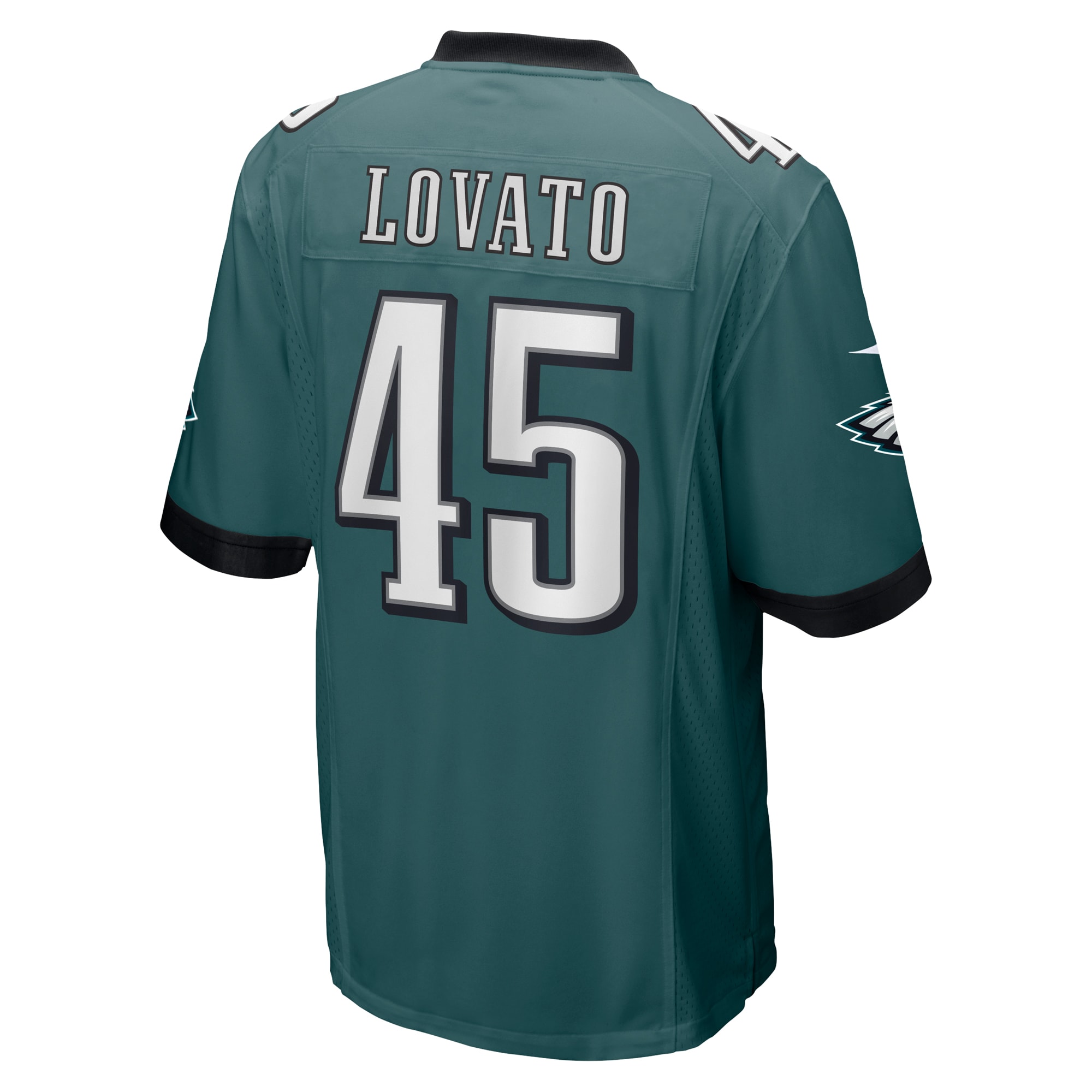 Rick Lovato Philadelphia EaglesGame Jersey - Midnight Green
