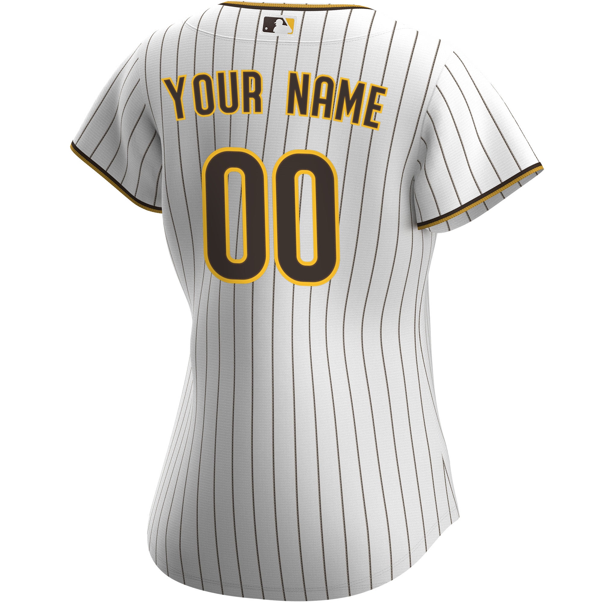 San Diego Padres Women's Home Replica Custom Jersey - White
