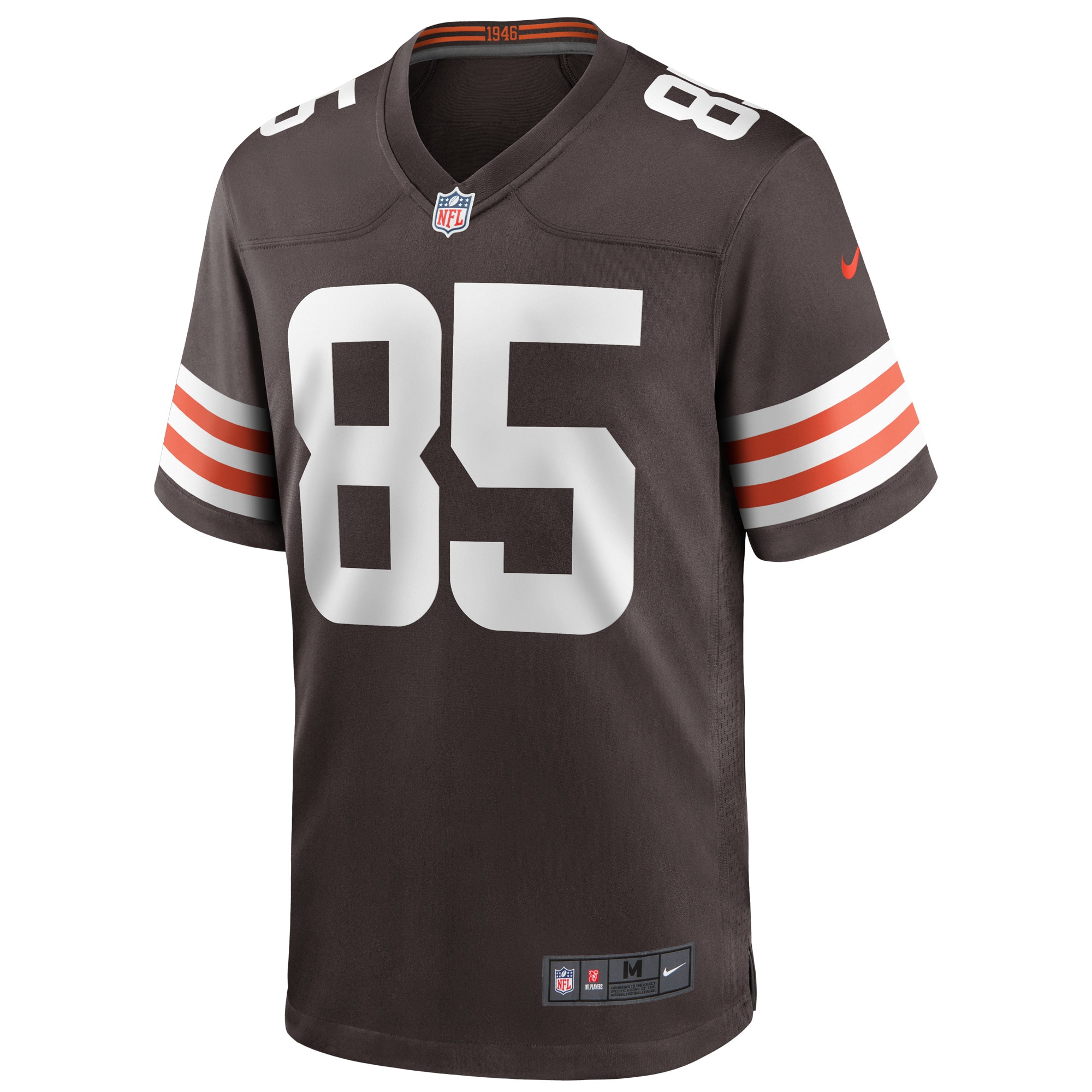 David Njoku Cleveland BrownsPlayer Game Jersey - Brown