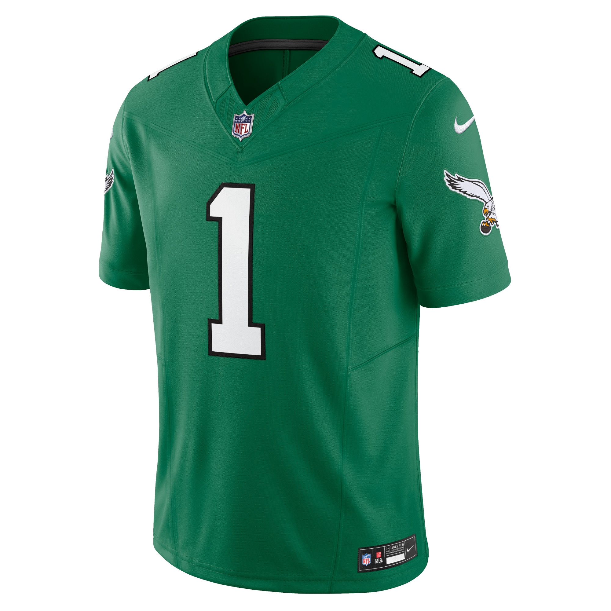Jalen Hurts Philadelphia EaglesAlternate Vapor F.U.S.E. Limited Jersey - Kelly Green