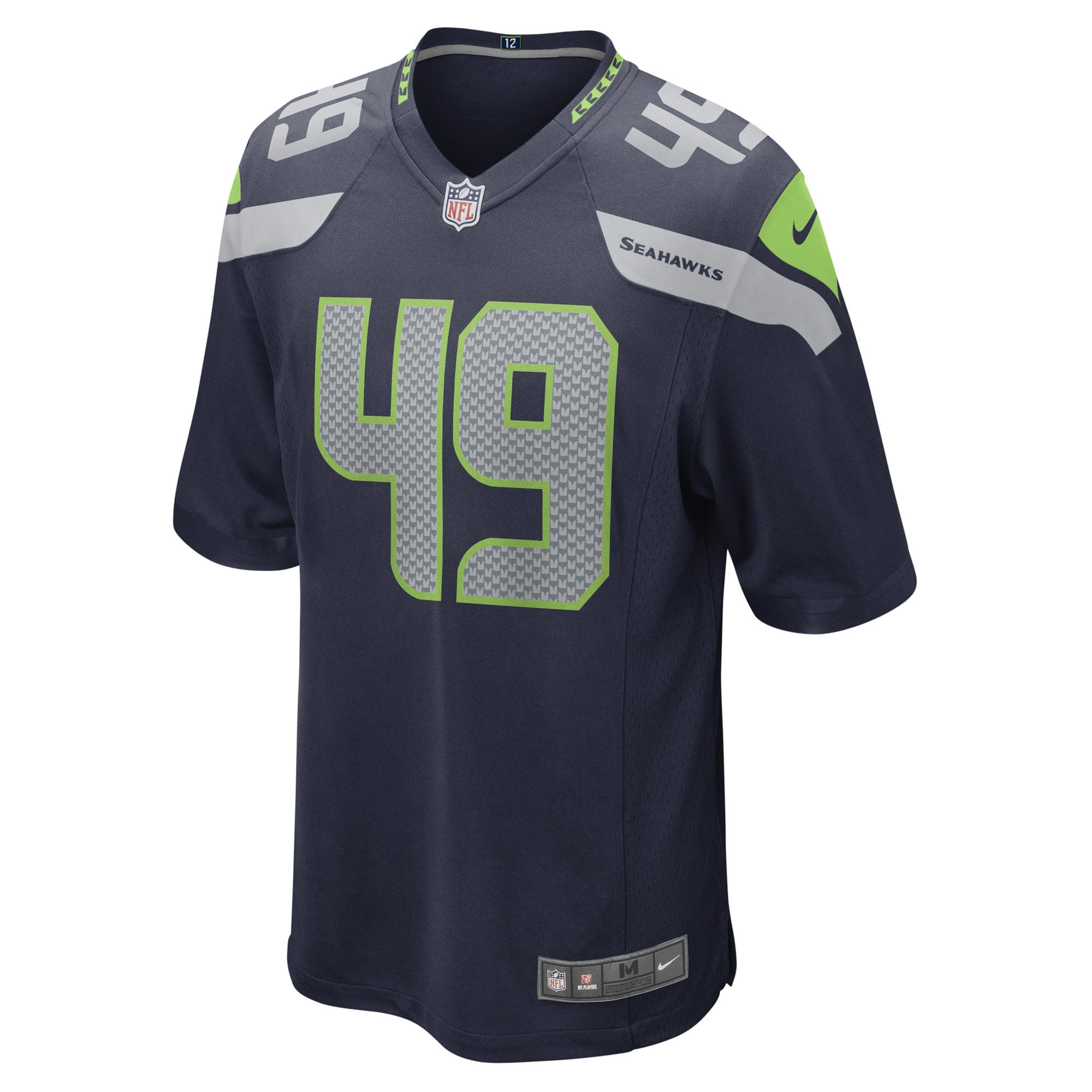 Joshua Onujiogu Seattle SeahawksGame Player Jersey - College Navy