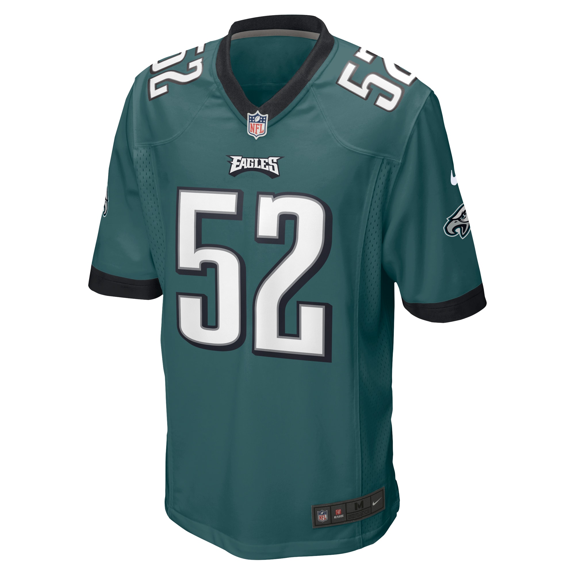 Davion Taylor Philadelphia EaglesGame Jersey - Midnight Green