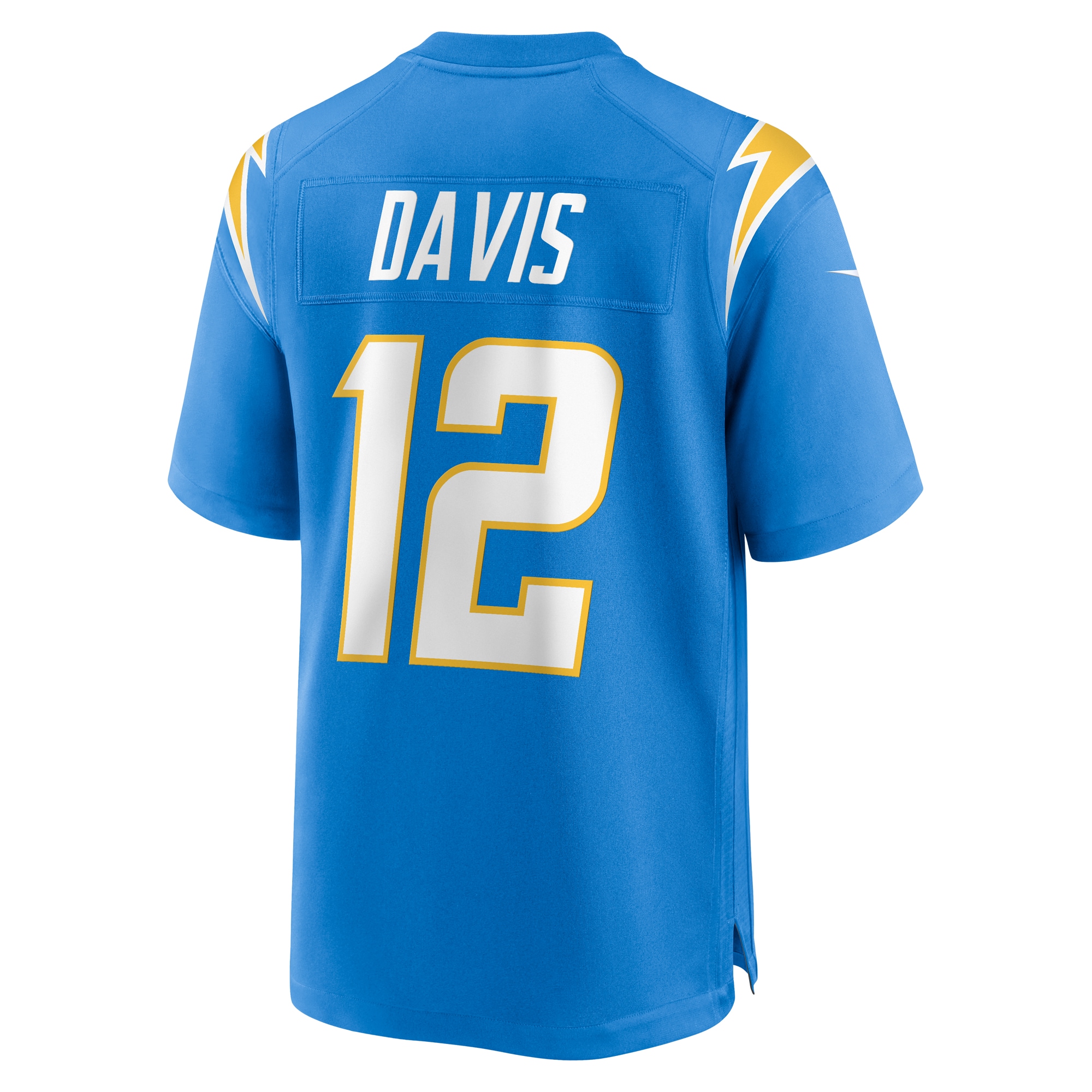 Derius Davis Los Angeles ChargersTeam Game Jersey - Powder Blue
