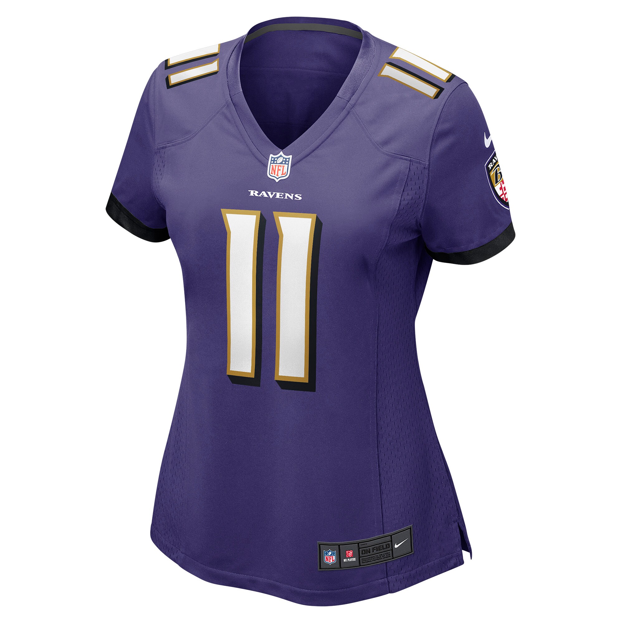 Jordan Stout Baltimore Ravens Women's Player Game Jersey - Purple