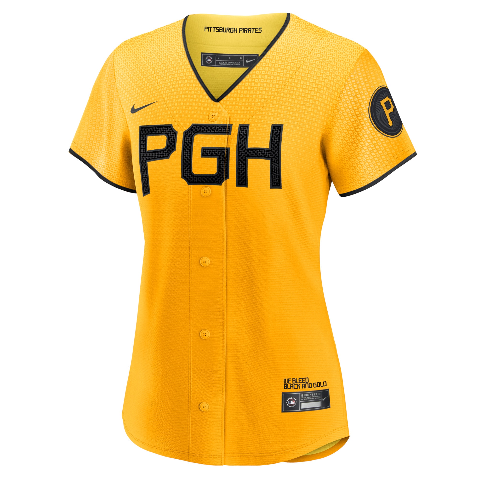 Bryan Reynolds Pittsburgh Pirates Women's 2023 City Connect Replica Player Jersey - Gold