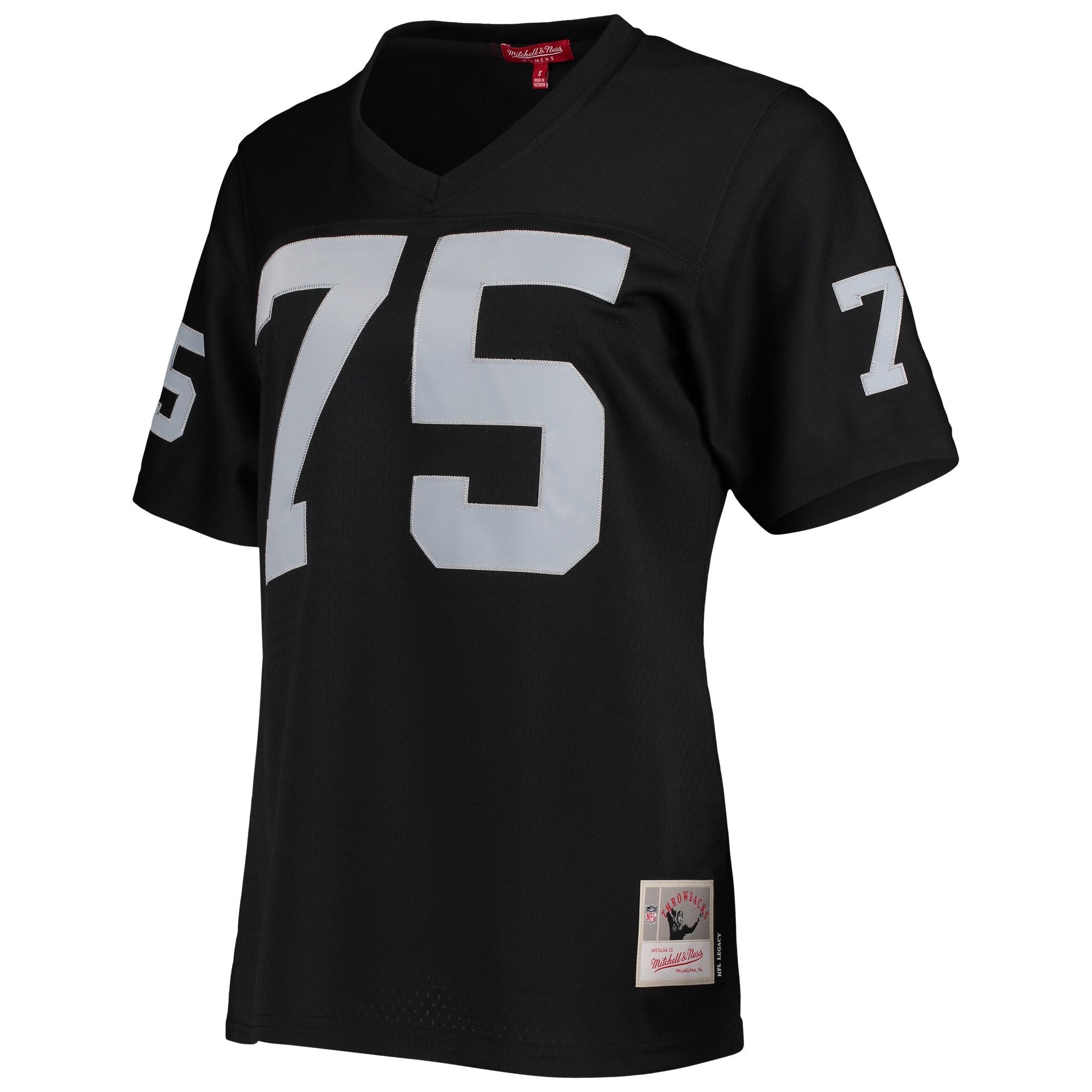 Howie Long Las Vegas Raiders Mitchell & Ness  Women's Legacy Replica Player Jersey - Black