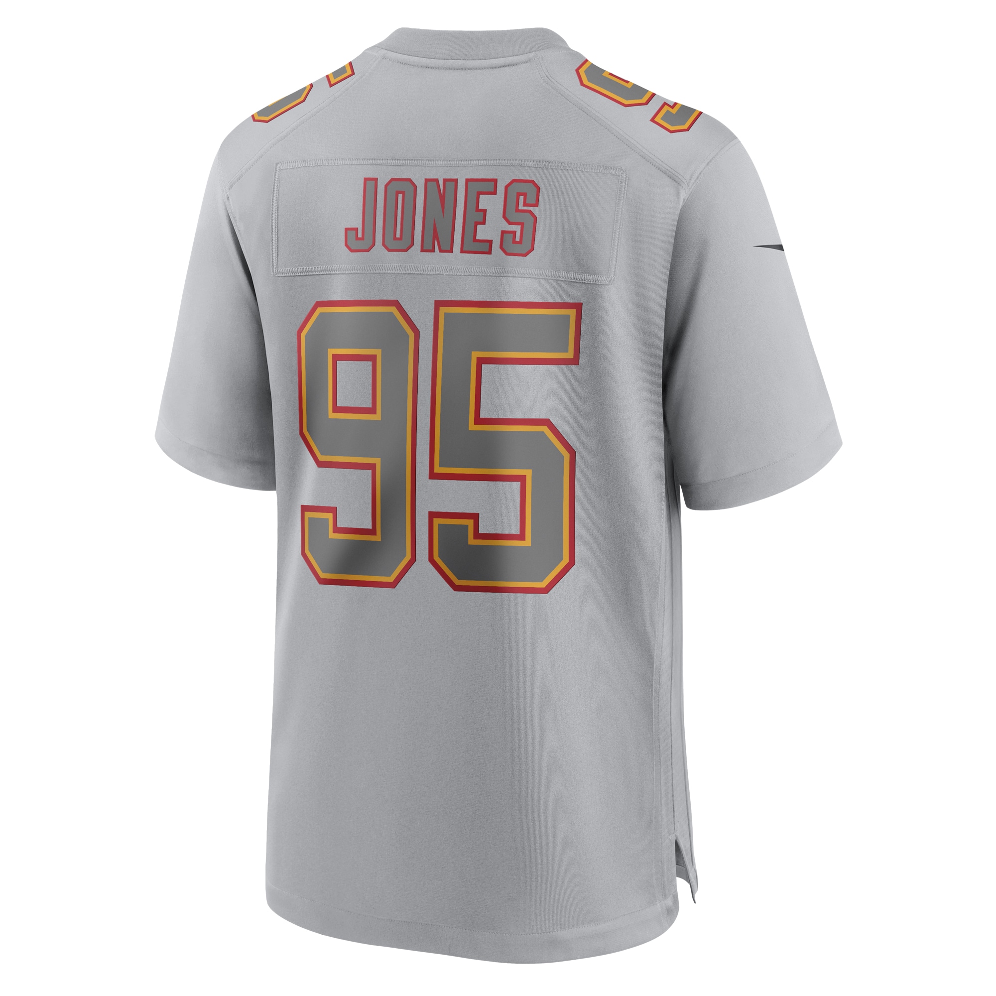 Chris Jones Kansas City ChiefsSuper Bowl LVII Patch Atmosphere Fashion Game Jersey - Gray