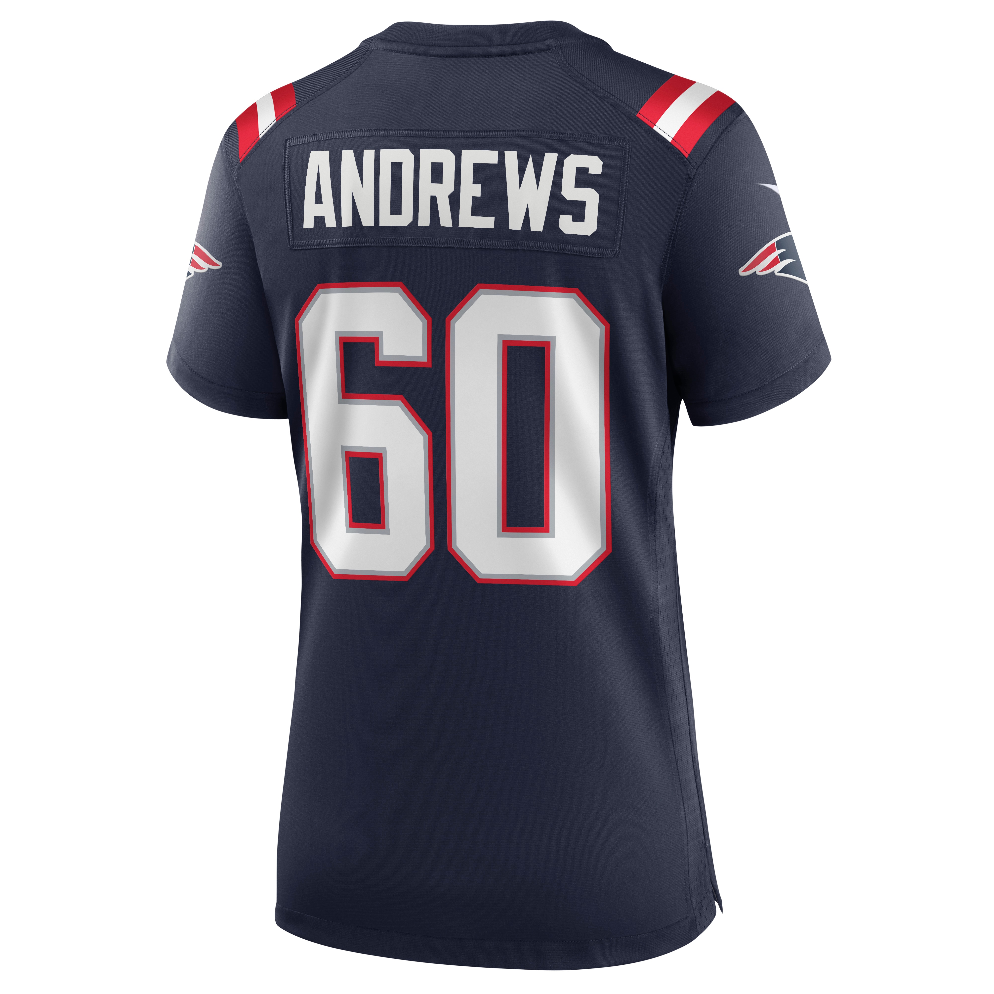 David Andrews New England Patriots Women's Game Jersey - Navy