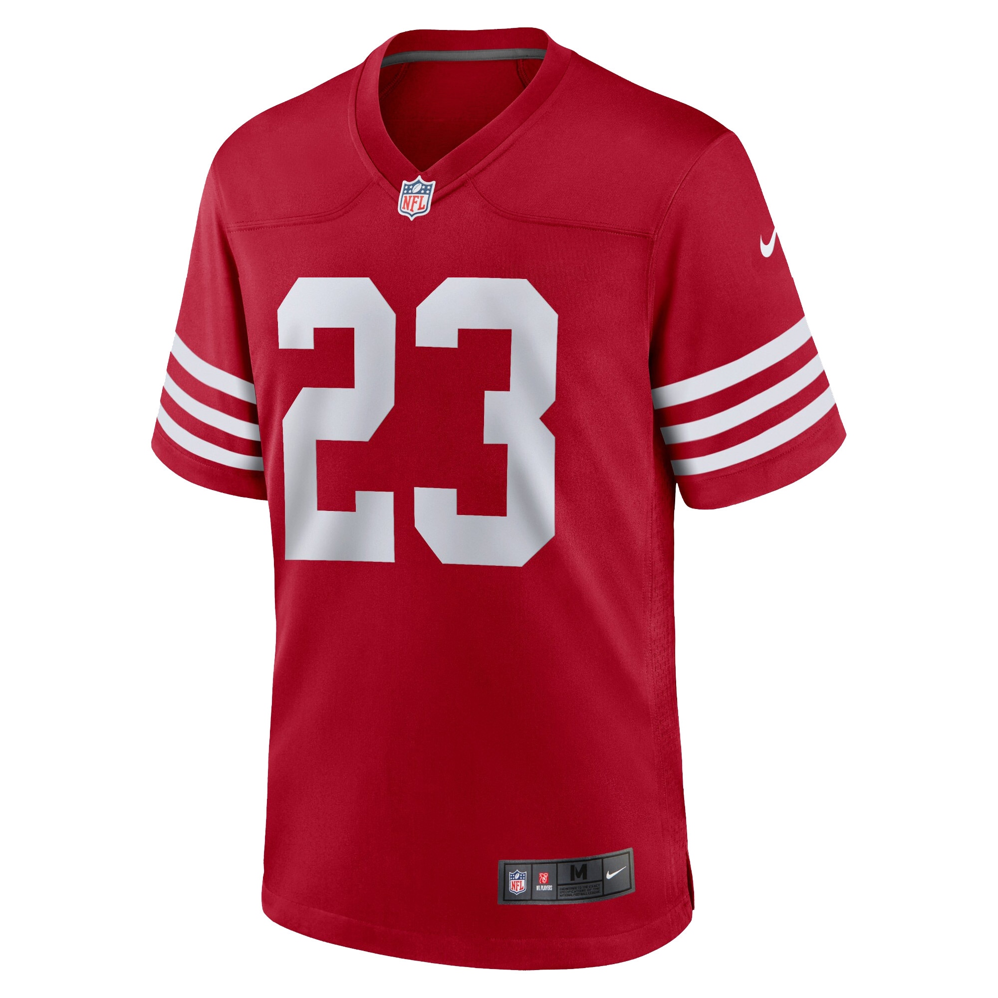 Christian McCaffrey San Francisco 49ersYouth Game Jersey - Scarlet