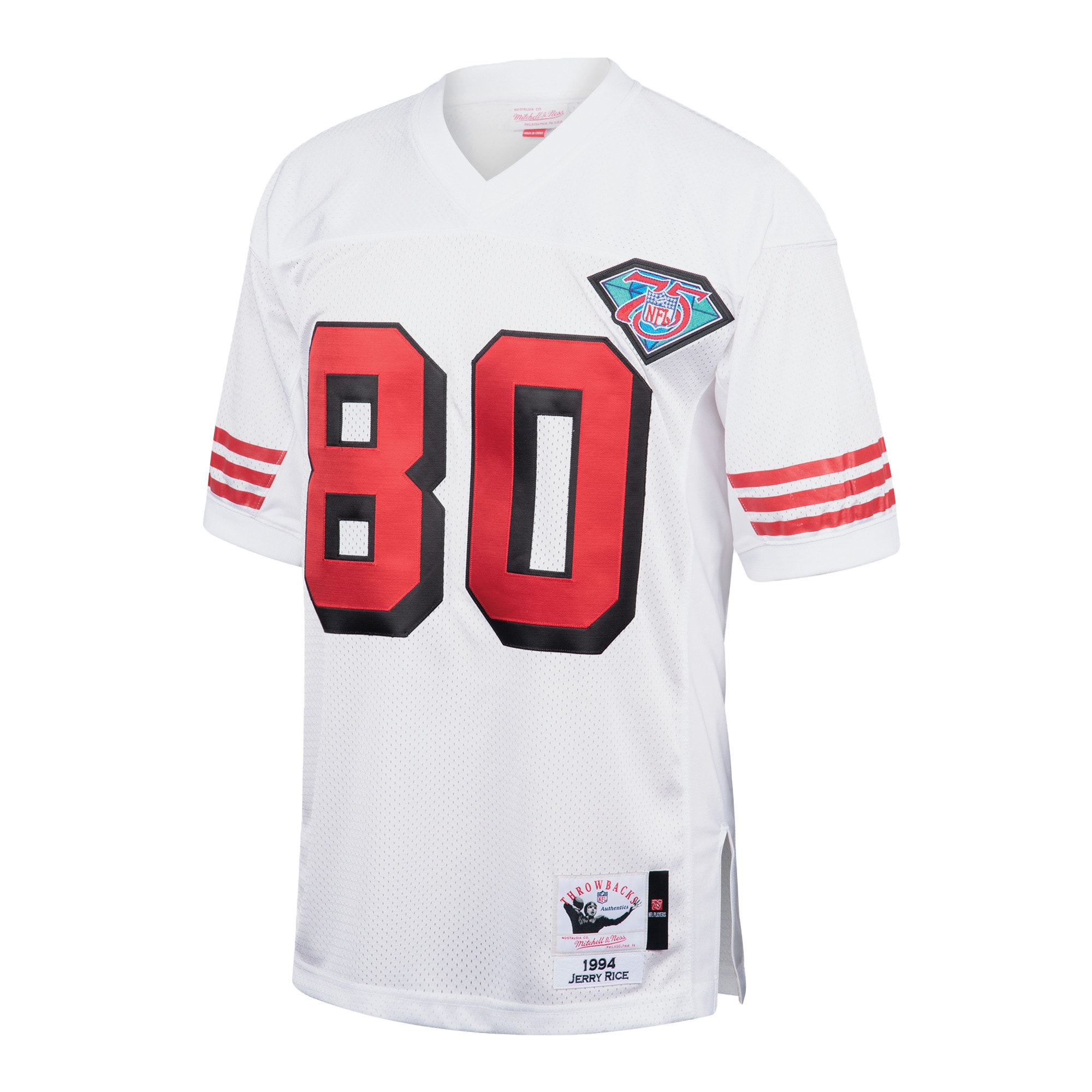 Jerry Rice San Francisco 49ers Mitchell & Ness 1994 Authentic Throwback Retired Player Jersey - White