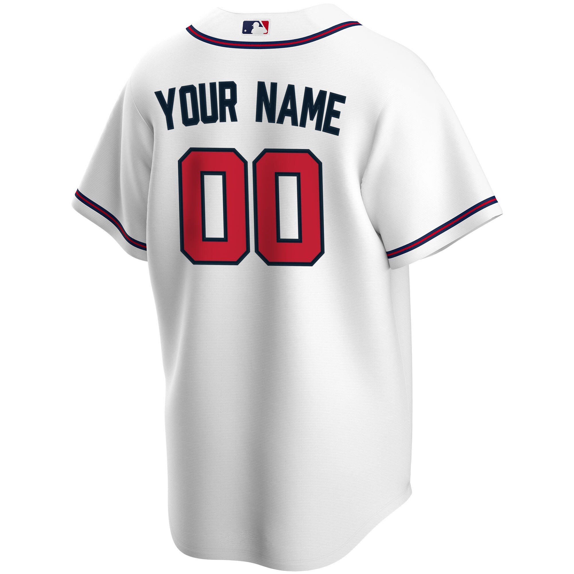 Atlanta BravesYouth Home Replica Custom Jersey - White