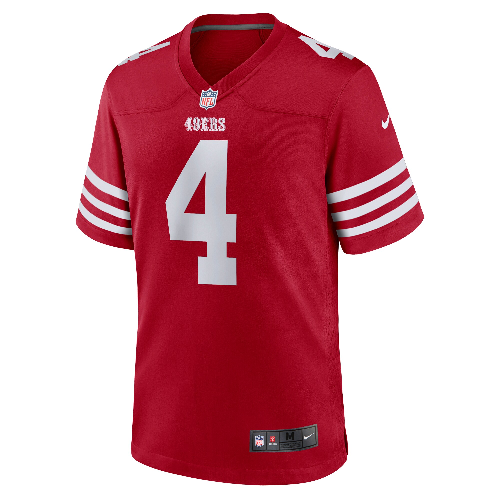 Jake Moody San Francisco 49ersTeam Game Jersey - Scarlet