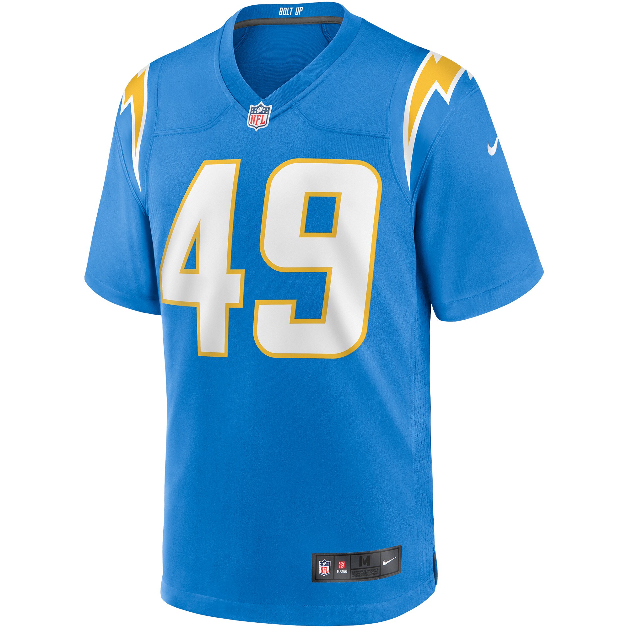 Drue Tranquill Los Angeles ChargersGame Jersey - Powder Blue