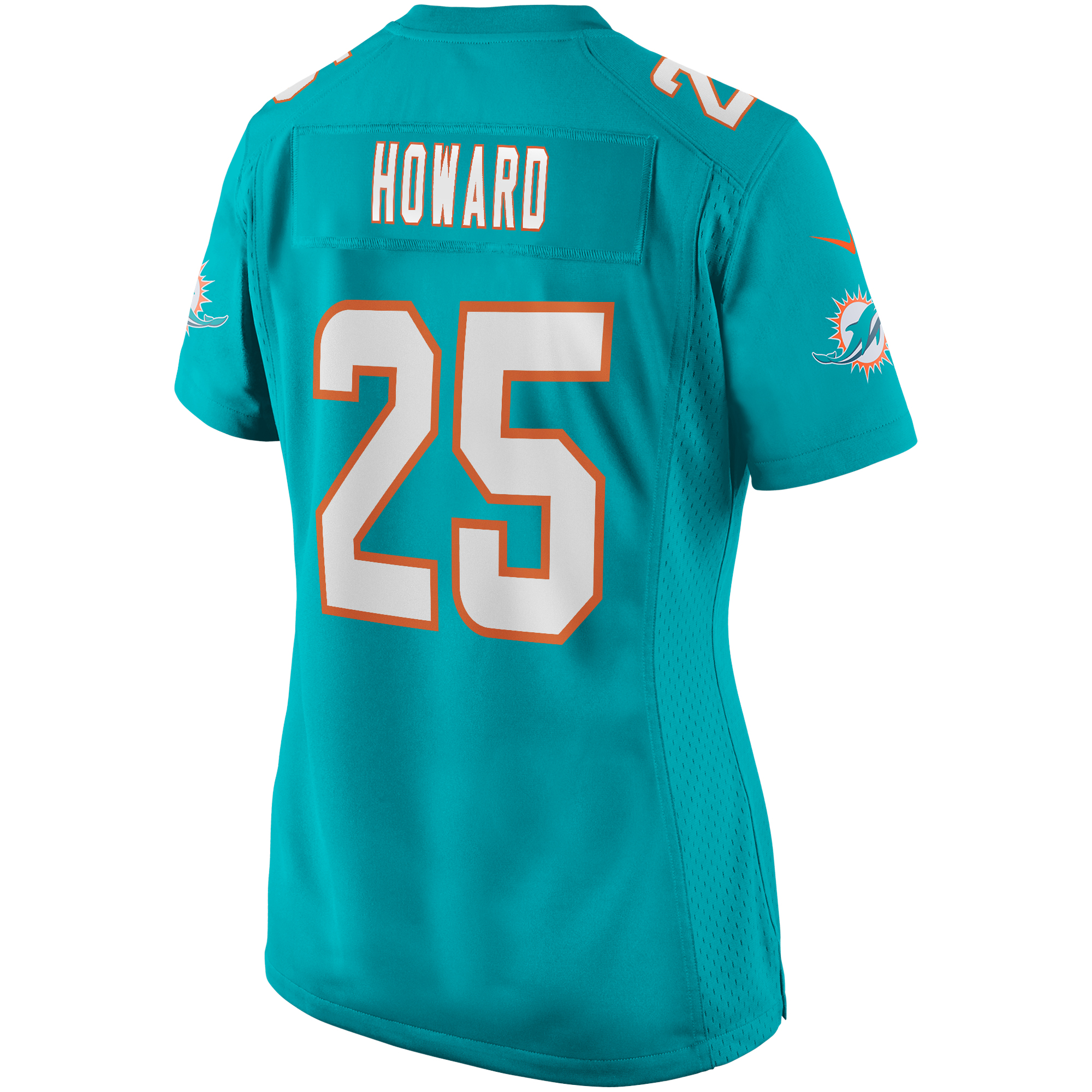 Xavien Howard Miami Dolphins Women's Game Jersey - Aqua