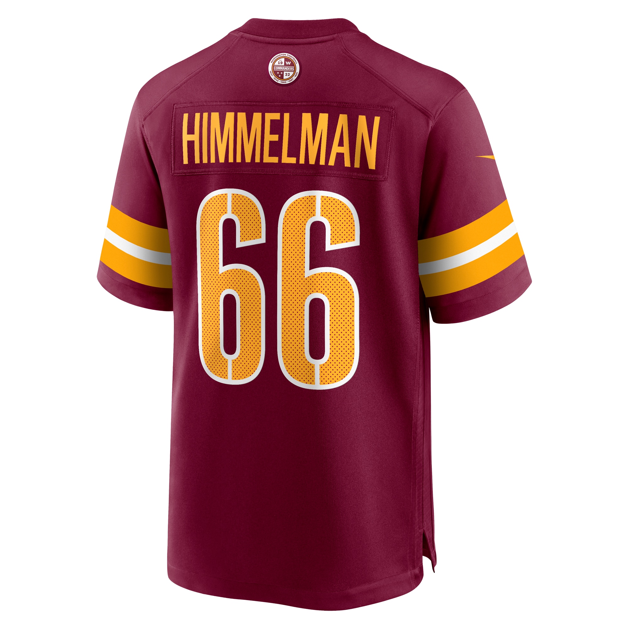 Drew Himmelman Washington CommandersGame Player Jersey - Burgundy