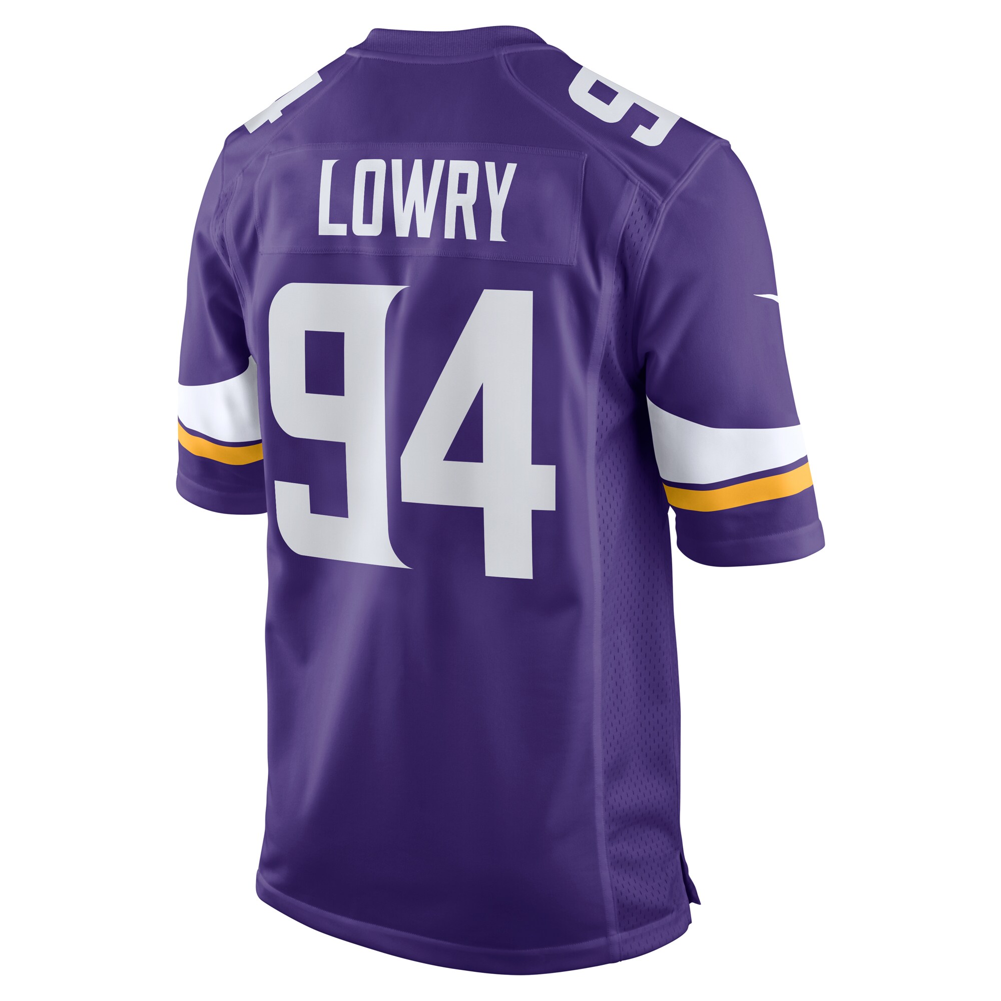 Dean Lowry Minnesota VikingsGame Player Jersey - Purple