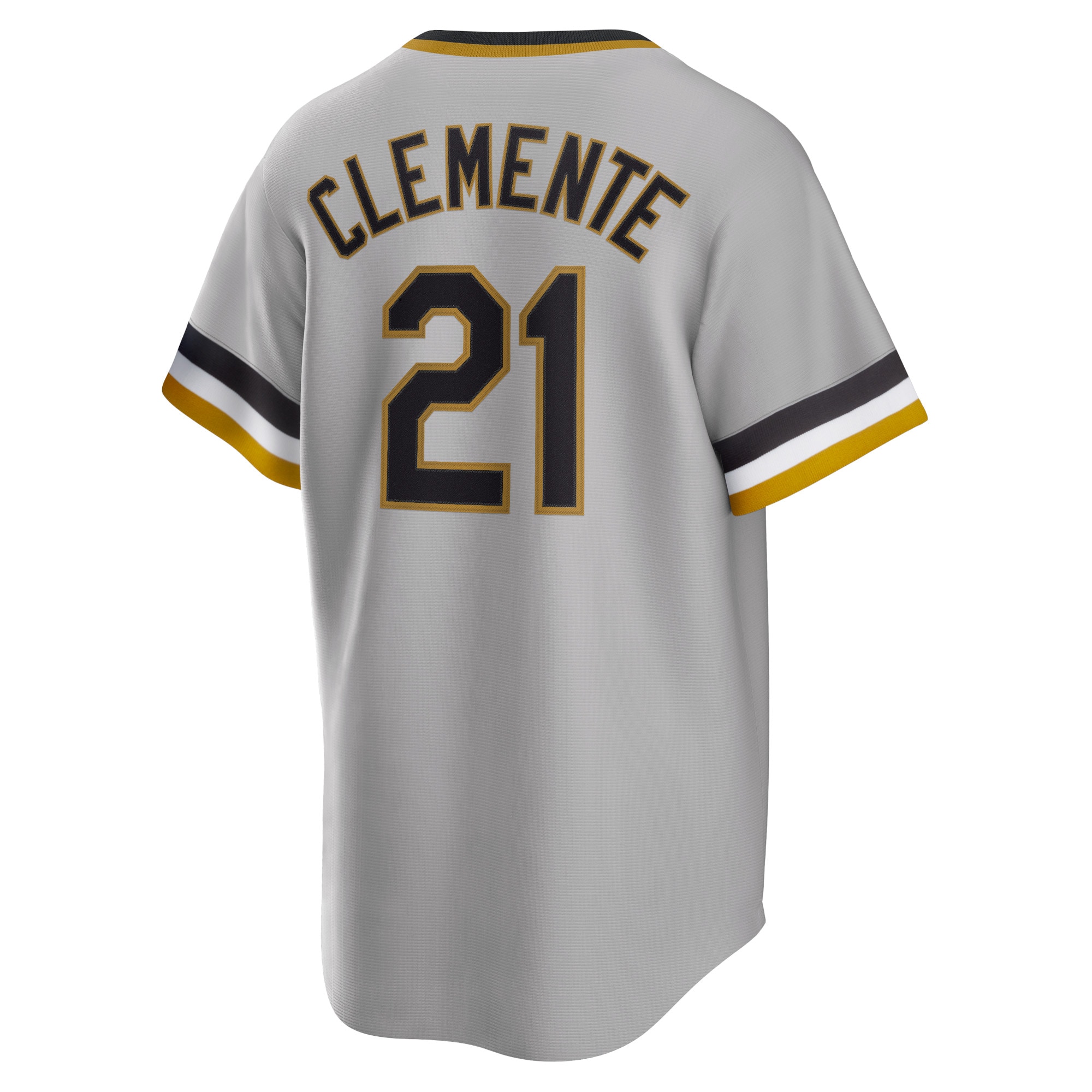 Roberto Clemente Pittsburgh PiratesRoad Cooperstown Collection Player Jersey - Gray