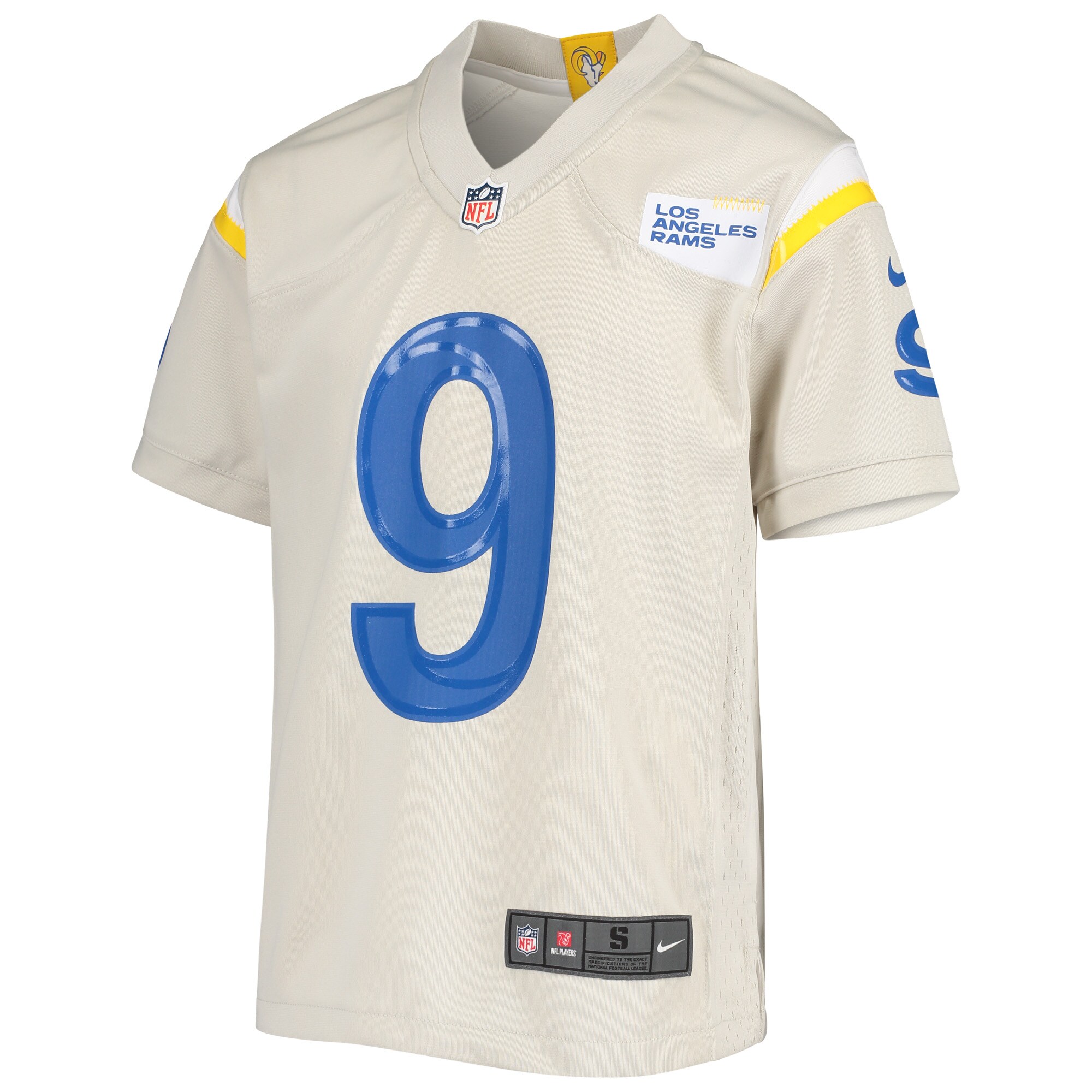 Matthew Stafford Los Angeles RamsYouth Game Jersey - Bone