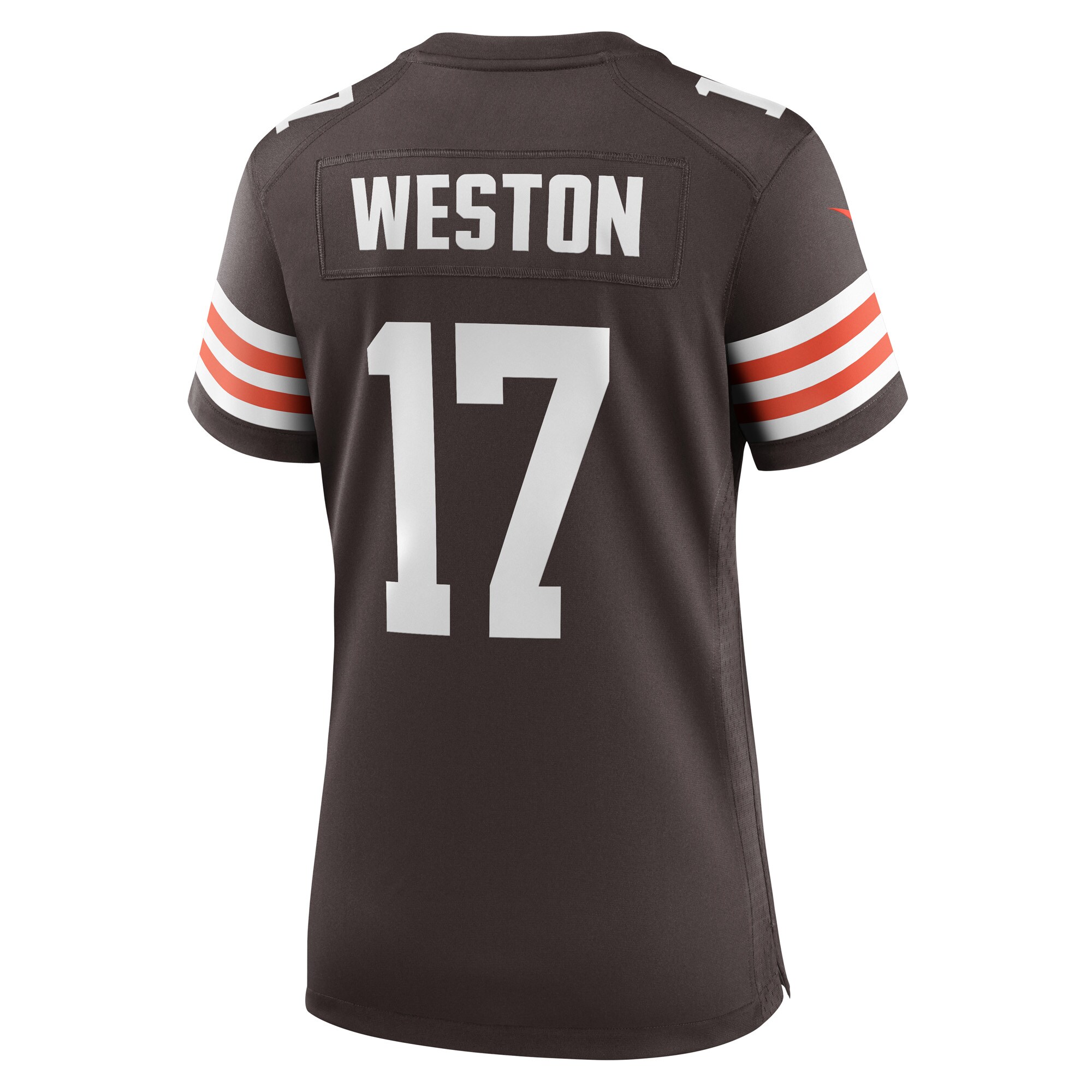 Isaiah Weston Cleveland Browns Women's Game Player Jersey - Brown