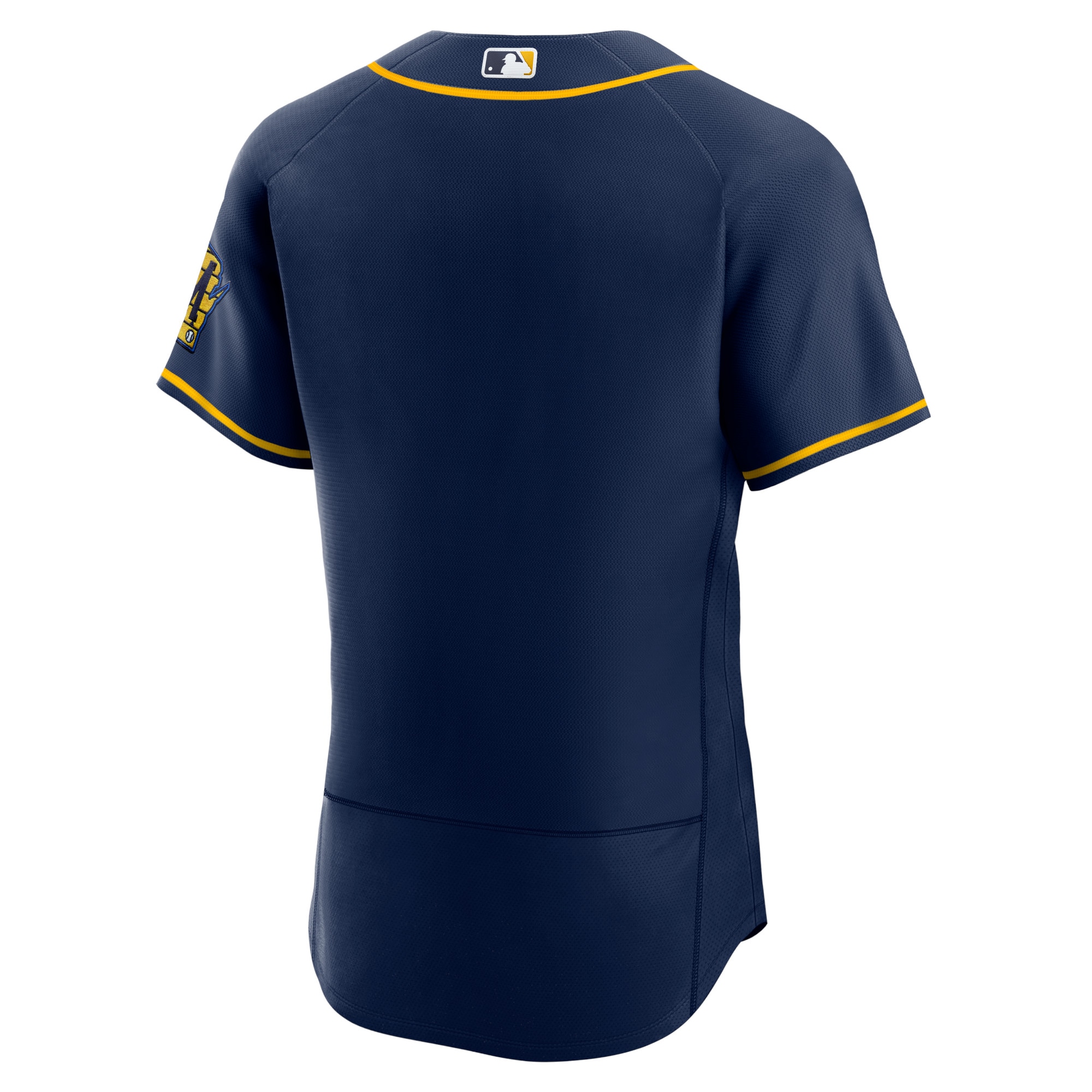 Milwaukee BrewersAlternate Authentic Team Logo Jersey - Navy