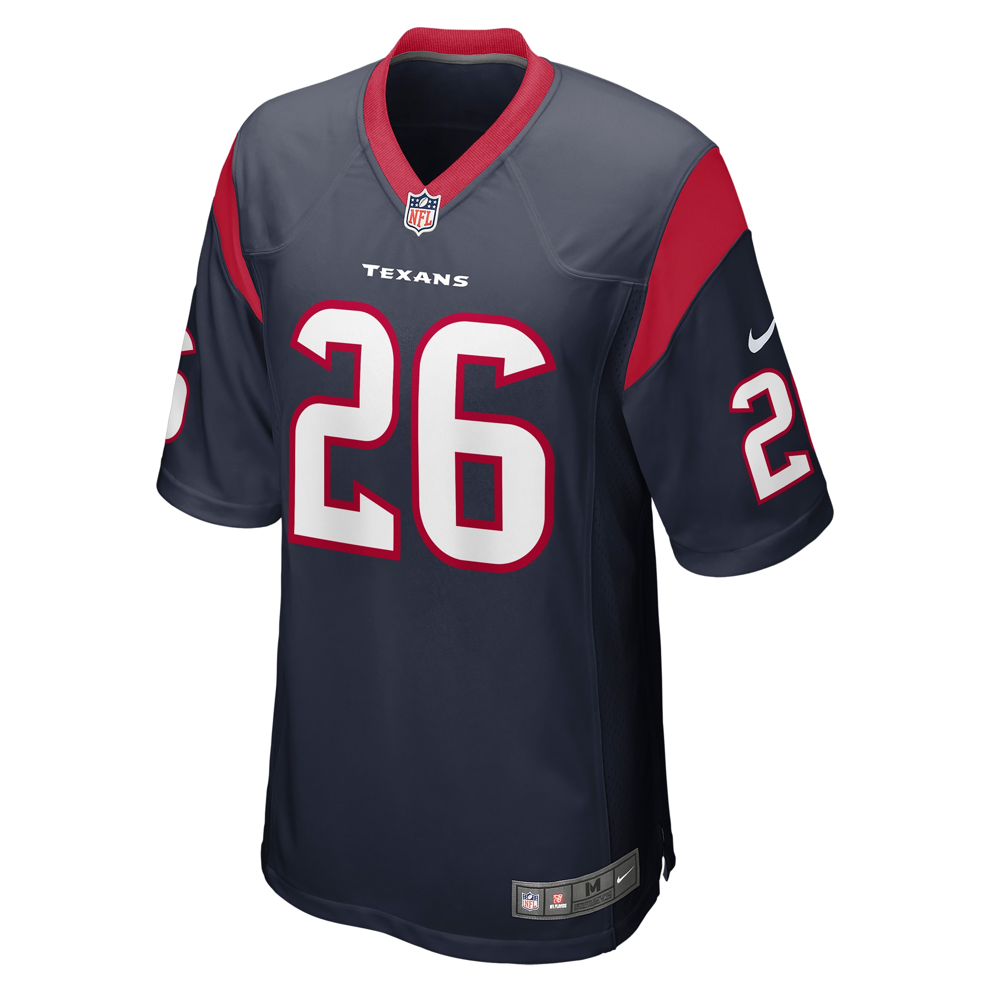 Devin Singletary Houston TexansTeam Game Jersey - Navy