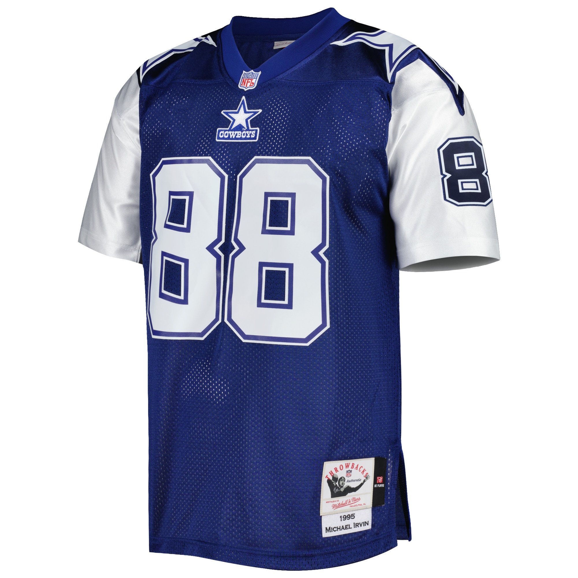 Michael Irvin Dallas Cowboys Mitchell & Ness 1995 Authentic Retired Player Jersey - Navy/White