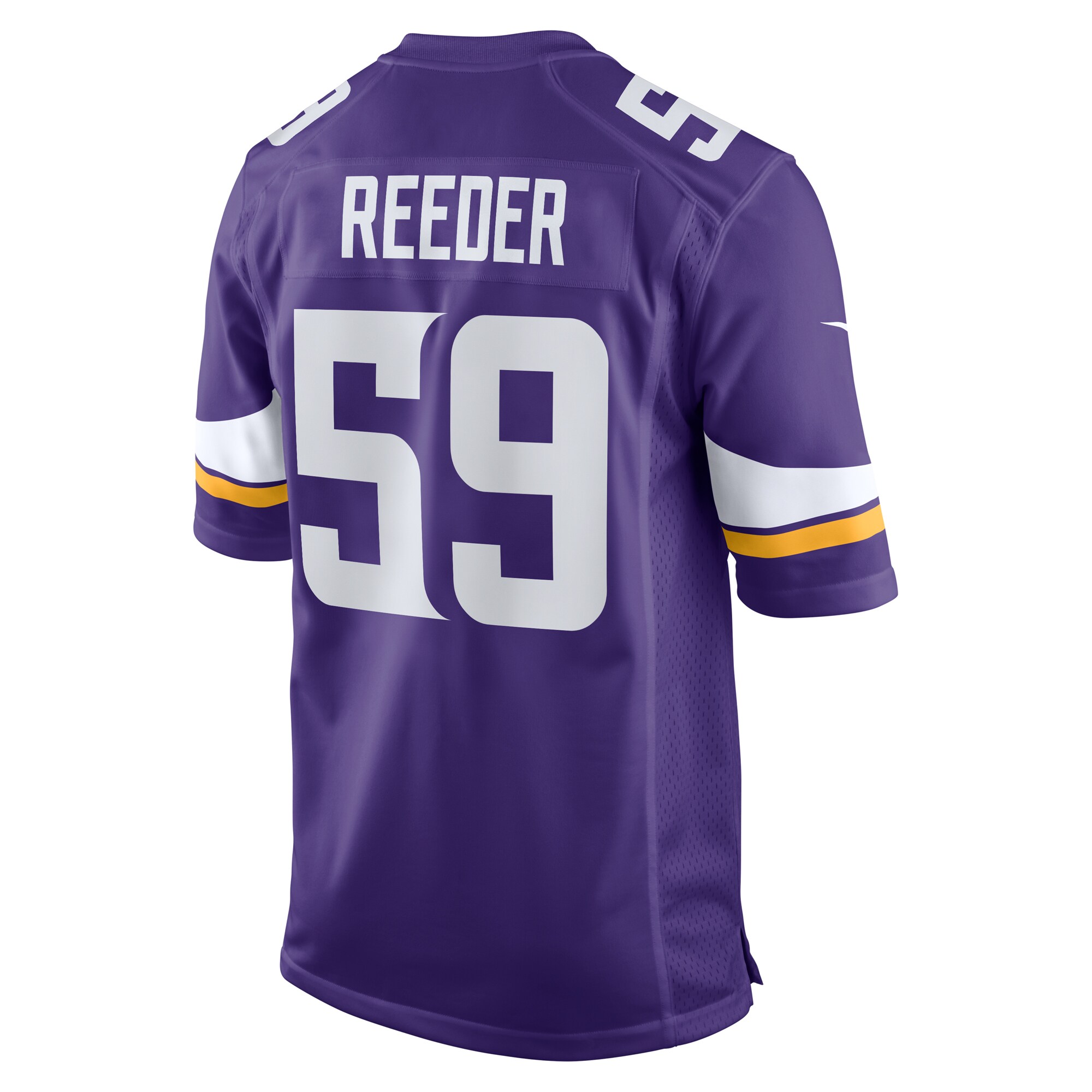 Troy Reeder Minnesota VikingsGame Jersey - Purple