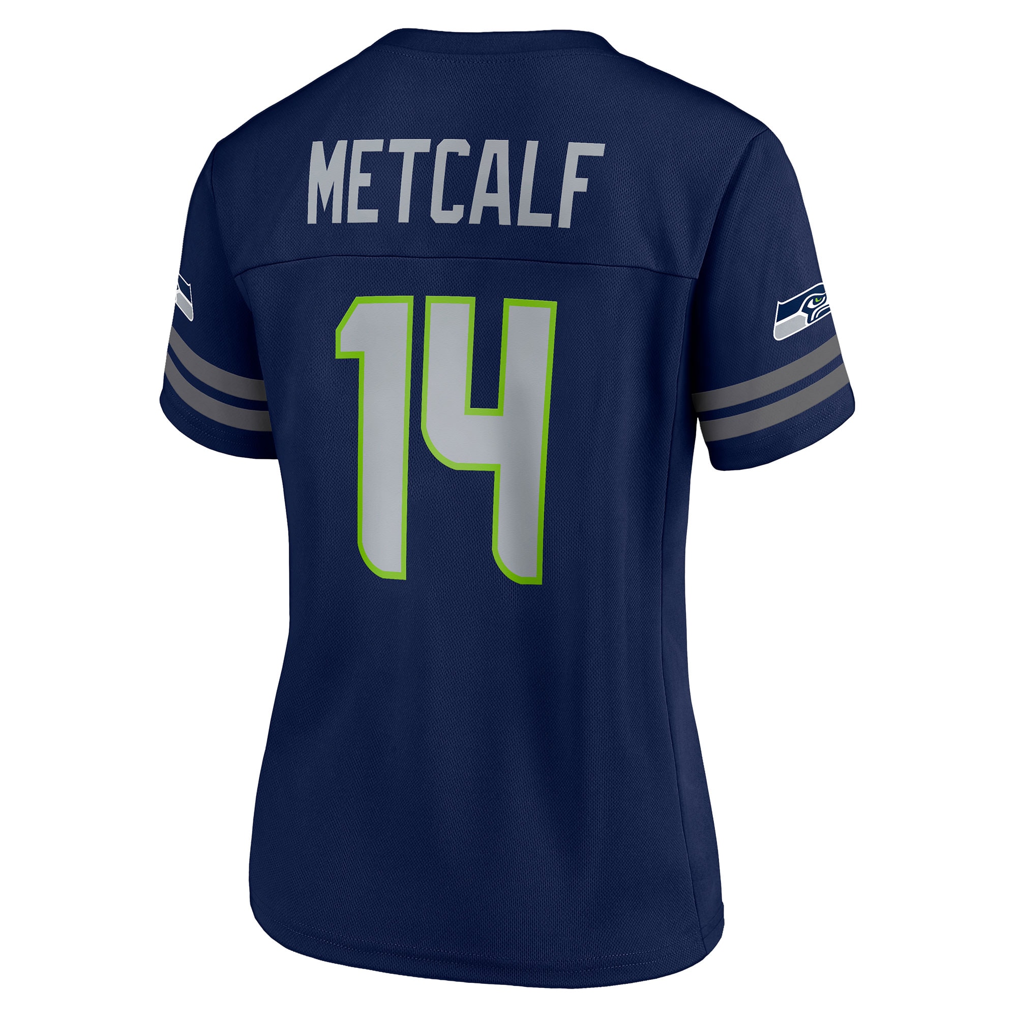 Women's DK Metcalf College Navy Seattle Seahawks Game Time Player Jersey