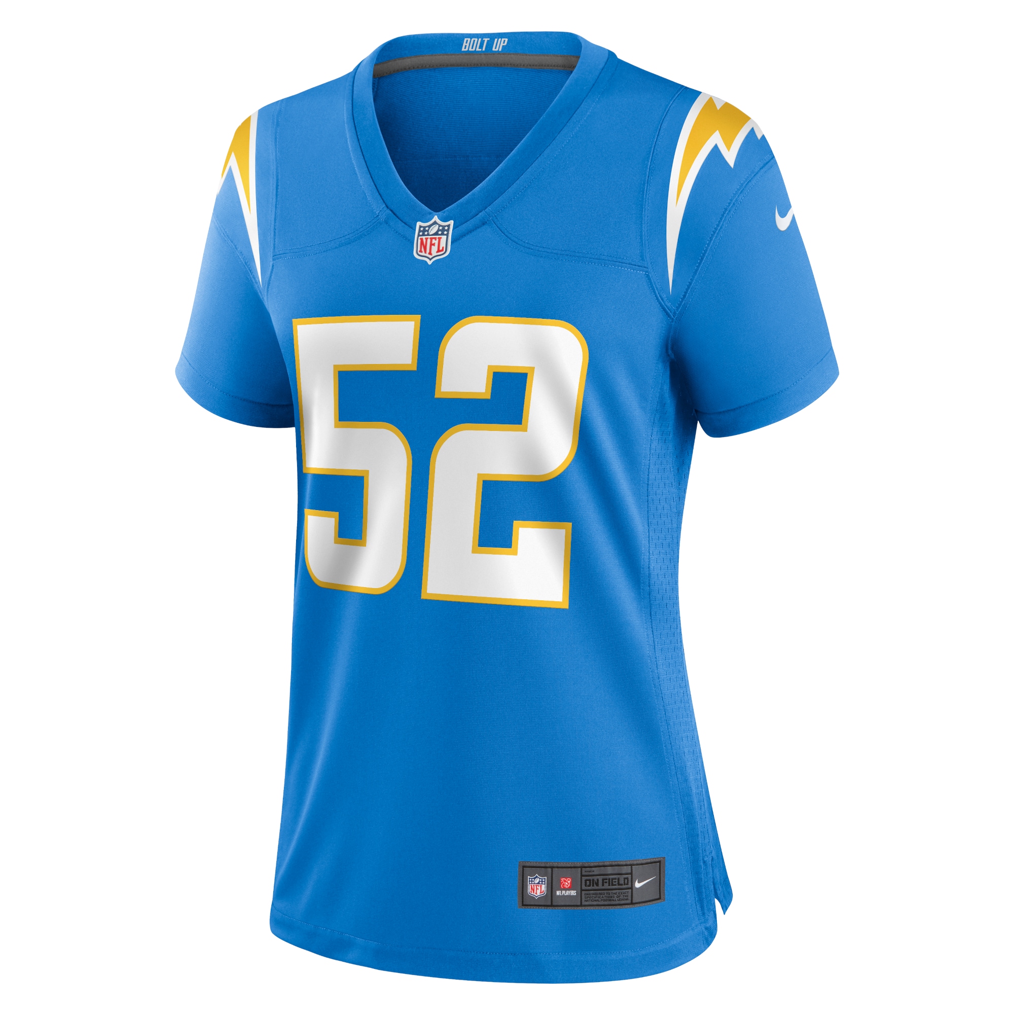 Khalil Mack Los Angeles Chargers Women's Game Jersey - Powder Blue