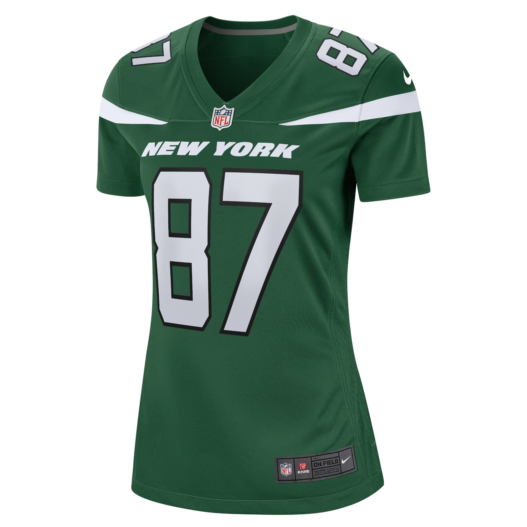 C.J. Uzomah New York Jets Women's Player Game Jersey - Gotham Green