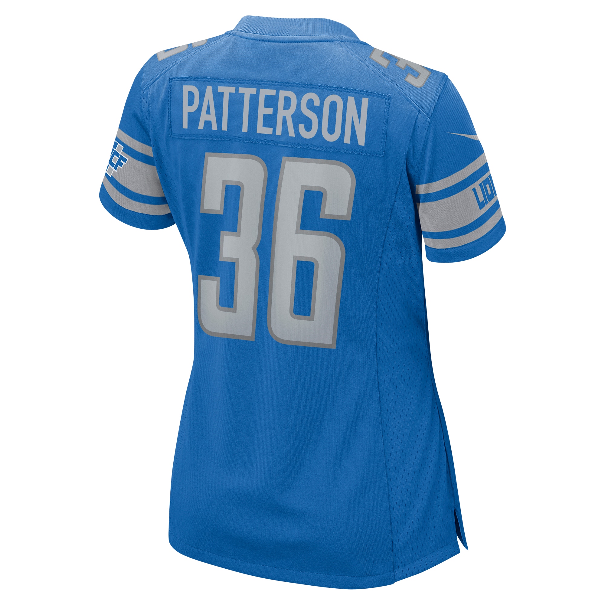 Riley Patterson Detroit Lions Women's Team Game Jersey - Blue