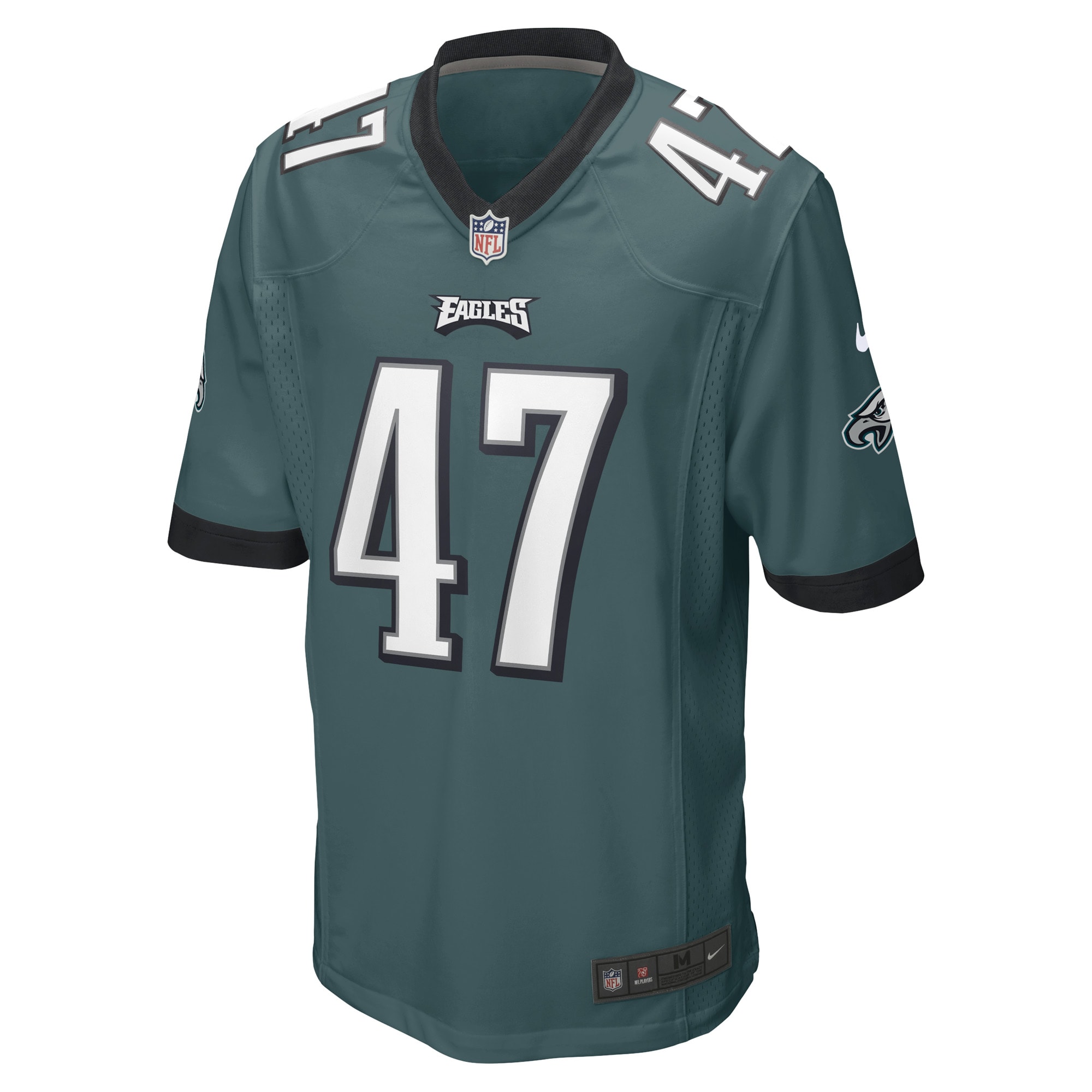 Dalton Keene Philadelphia EaglesGame Player Jersey - Midnight Green